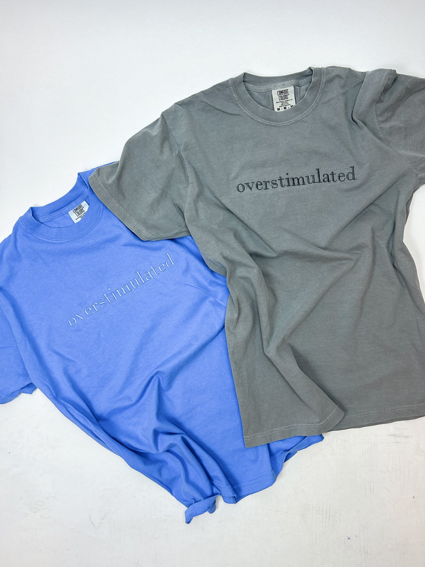 Overstimulated Embroidered Tee