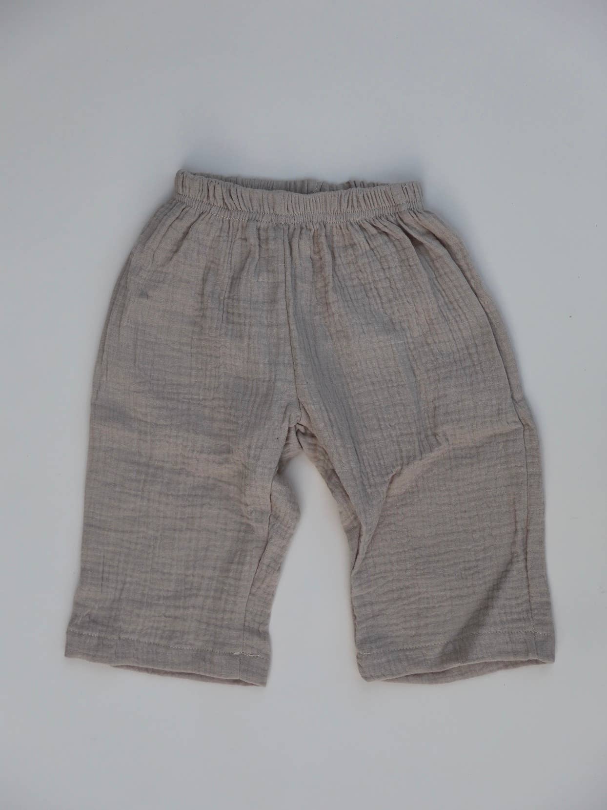 Relaxed Muslin Pants | Beige