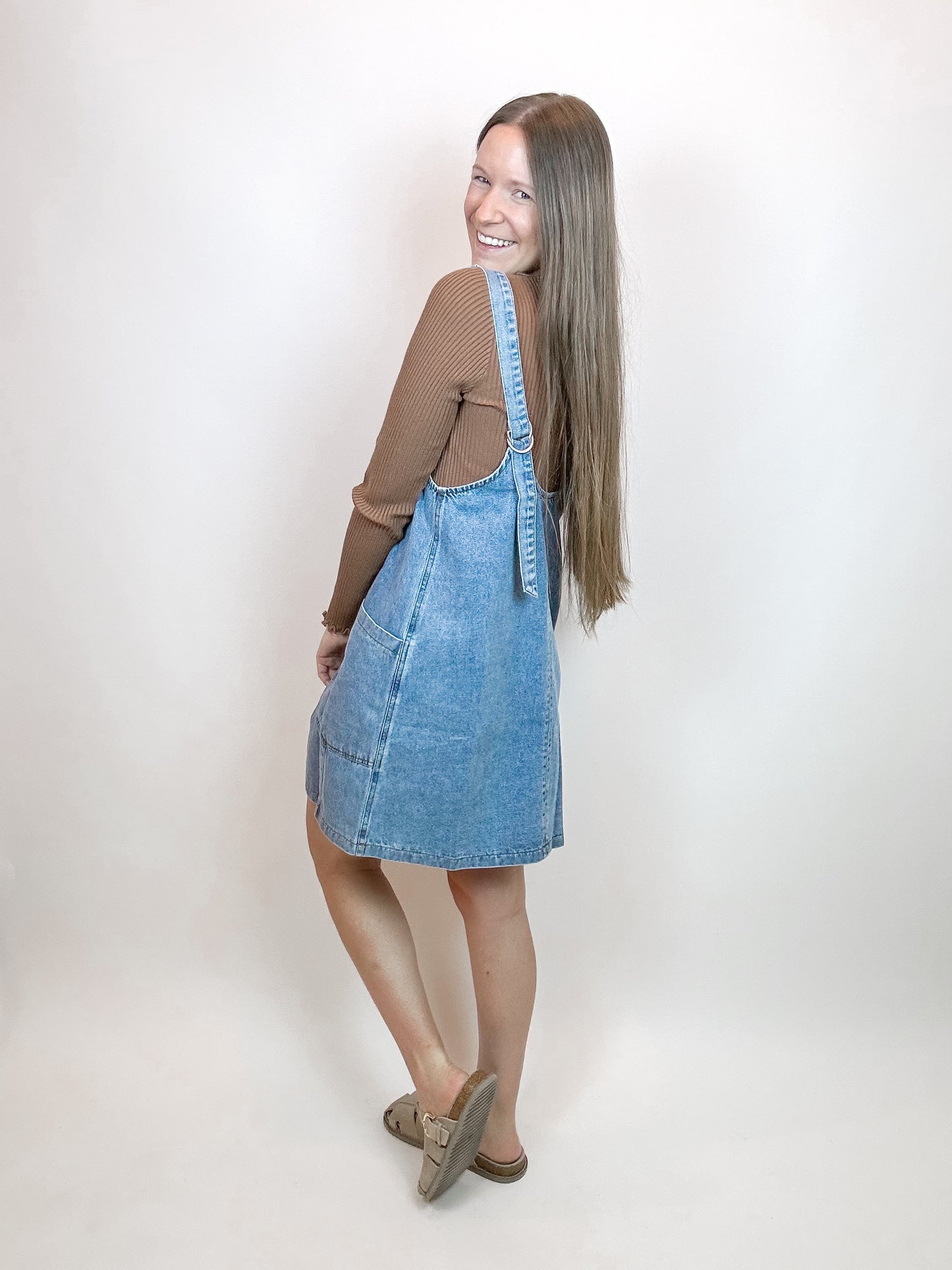 Sinclair Overall Denim Dress