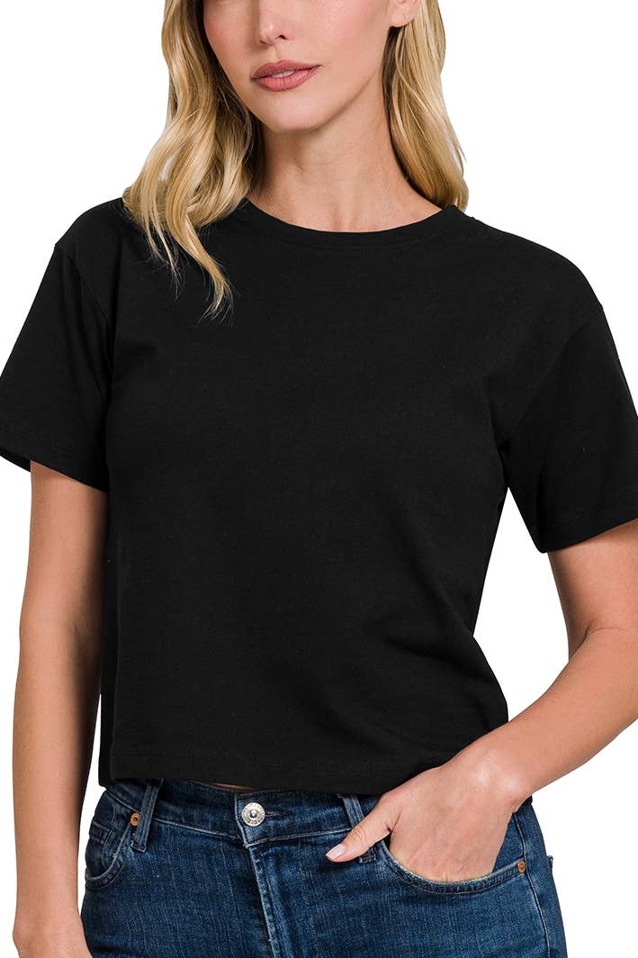 Baylor Basic Crop Tee