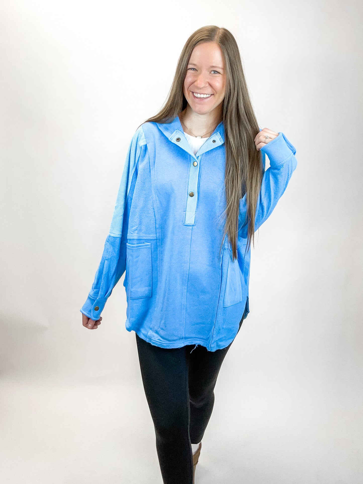 Dove Pullover | Carolina Blue