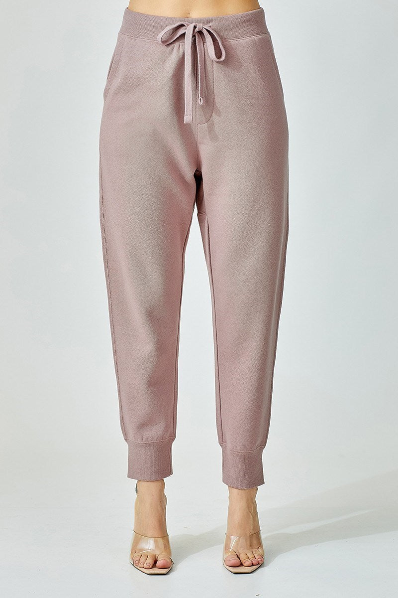In Touch Joggers | Rosy Brown