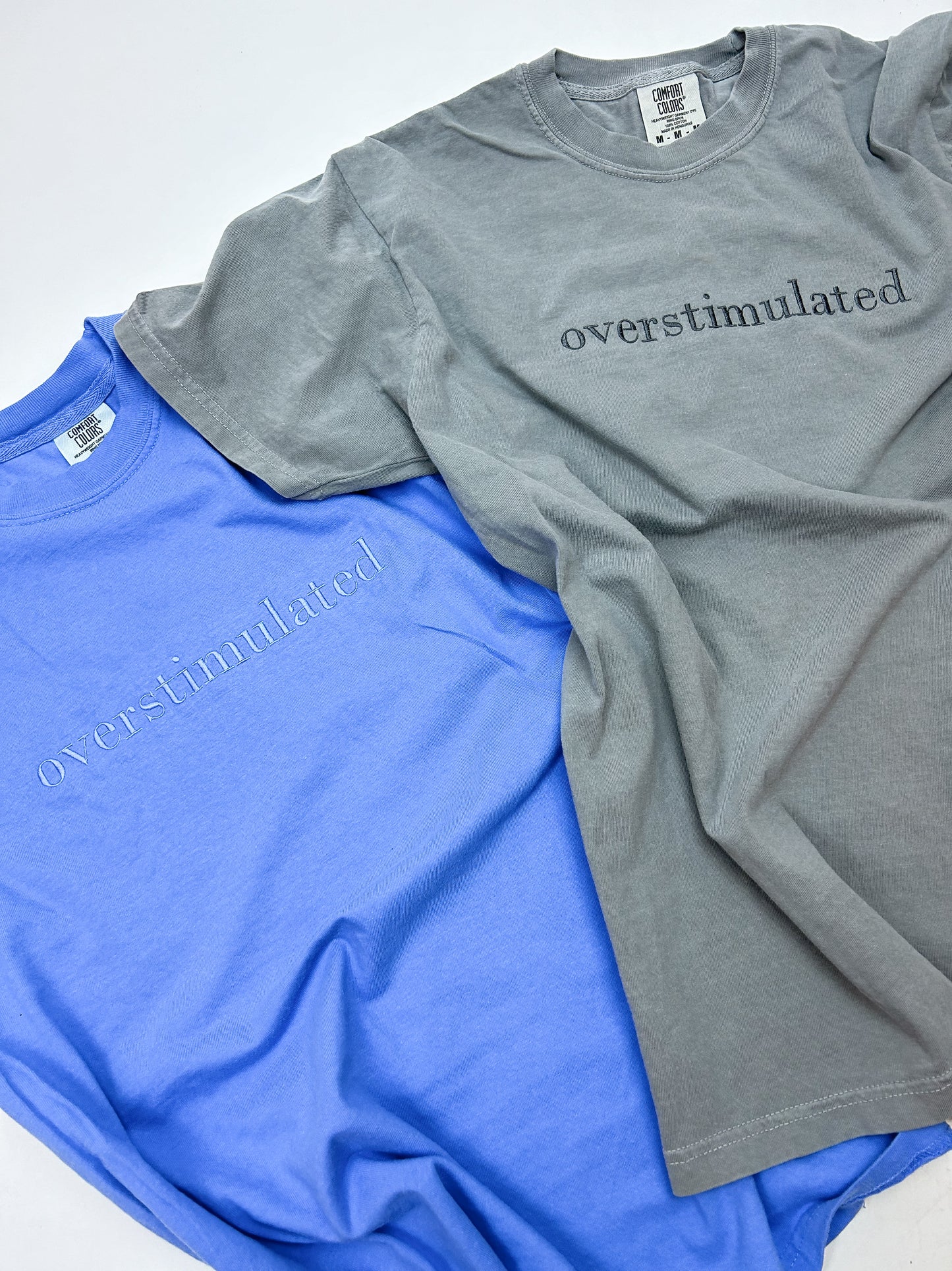 Overstimulated Embroidered Tee