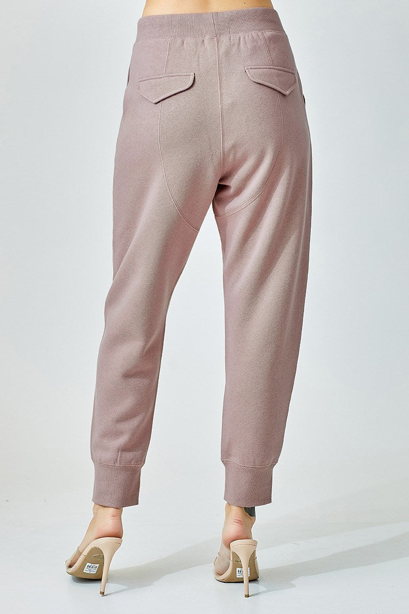 In Touch Joggers | Rosy Brown
