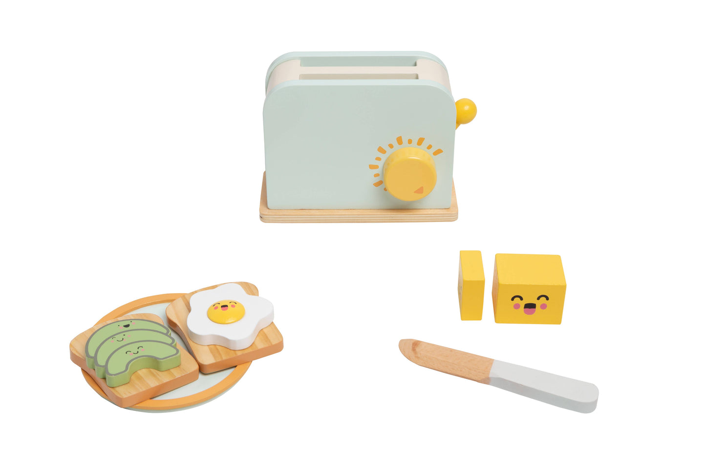 Brunch Time Wooden Toaster Set Toy