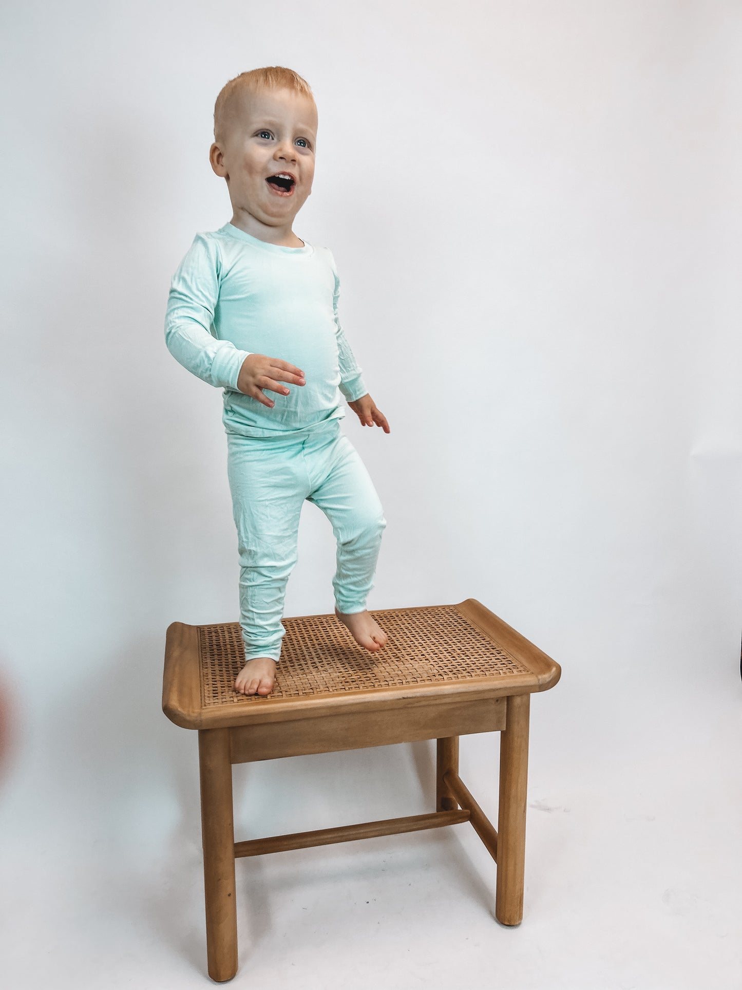 Mint Bamboo Long Sleeve Set