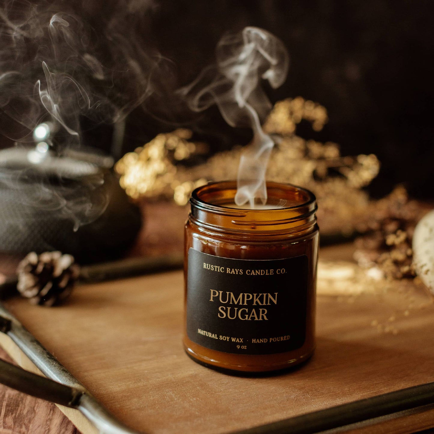Pumpkin Sugar Soy Candle - 9 oz