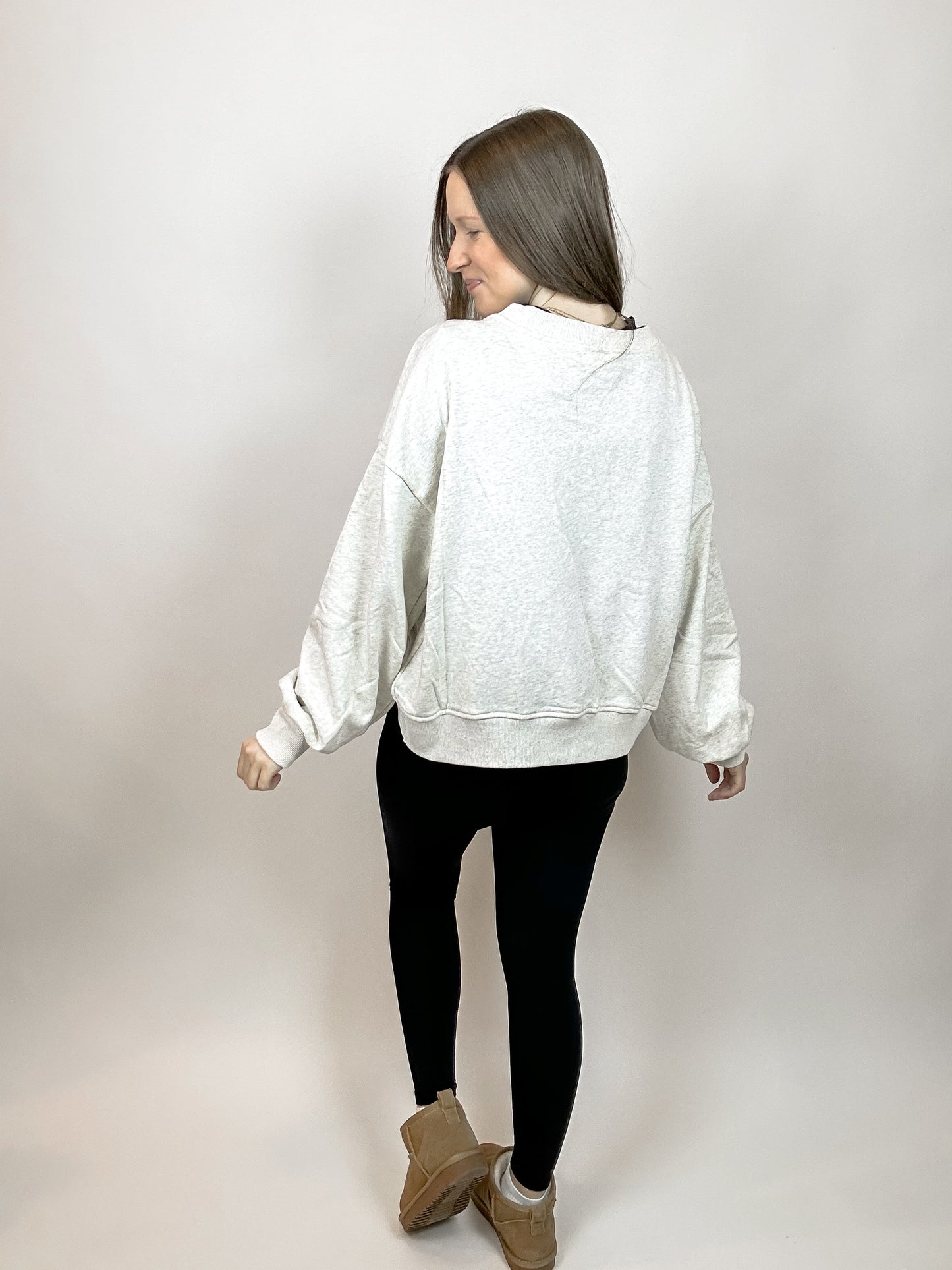 Maine Reversible Sweatshirt | Oatmeal