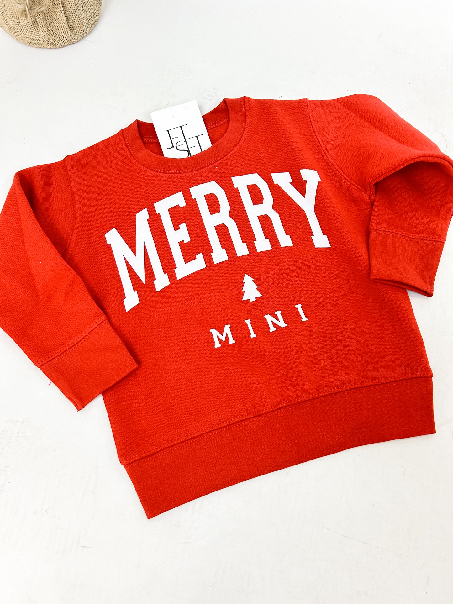 Merry Mini Graphic Crewneck - NEW