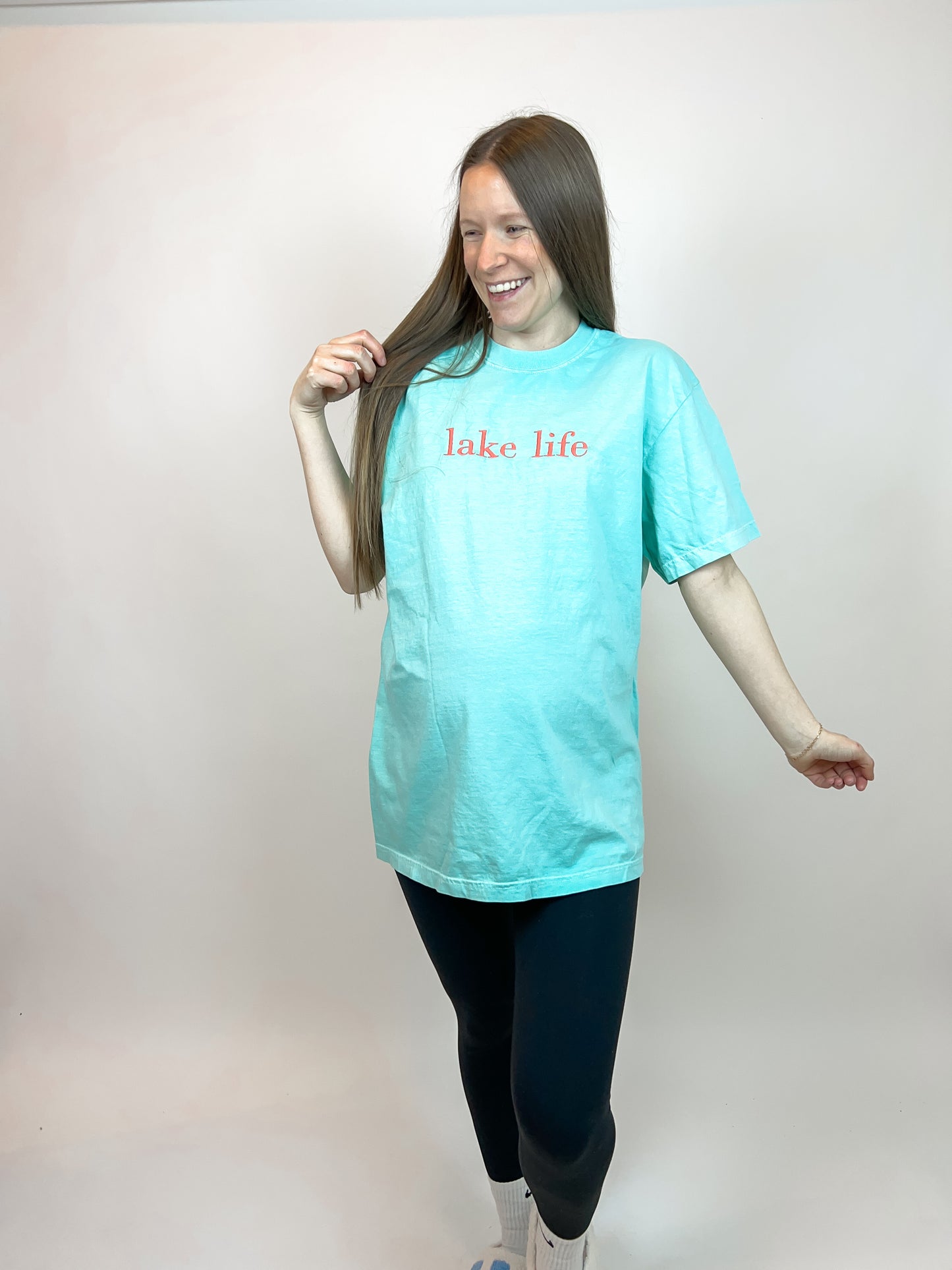 Lake Life Embroidered Tee