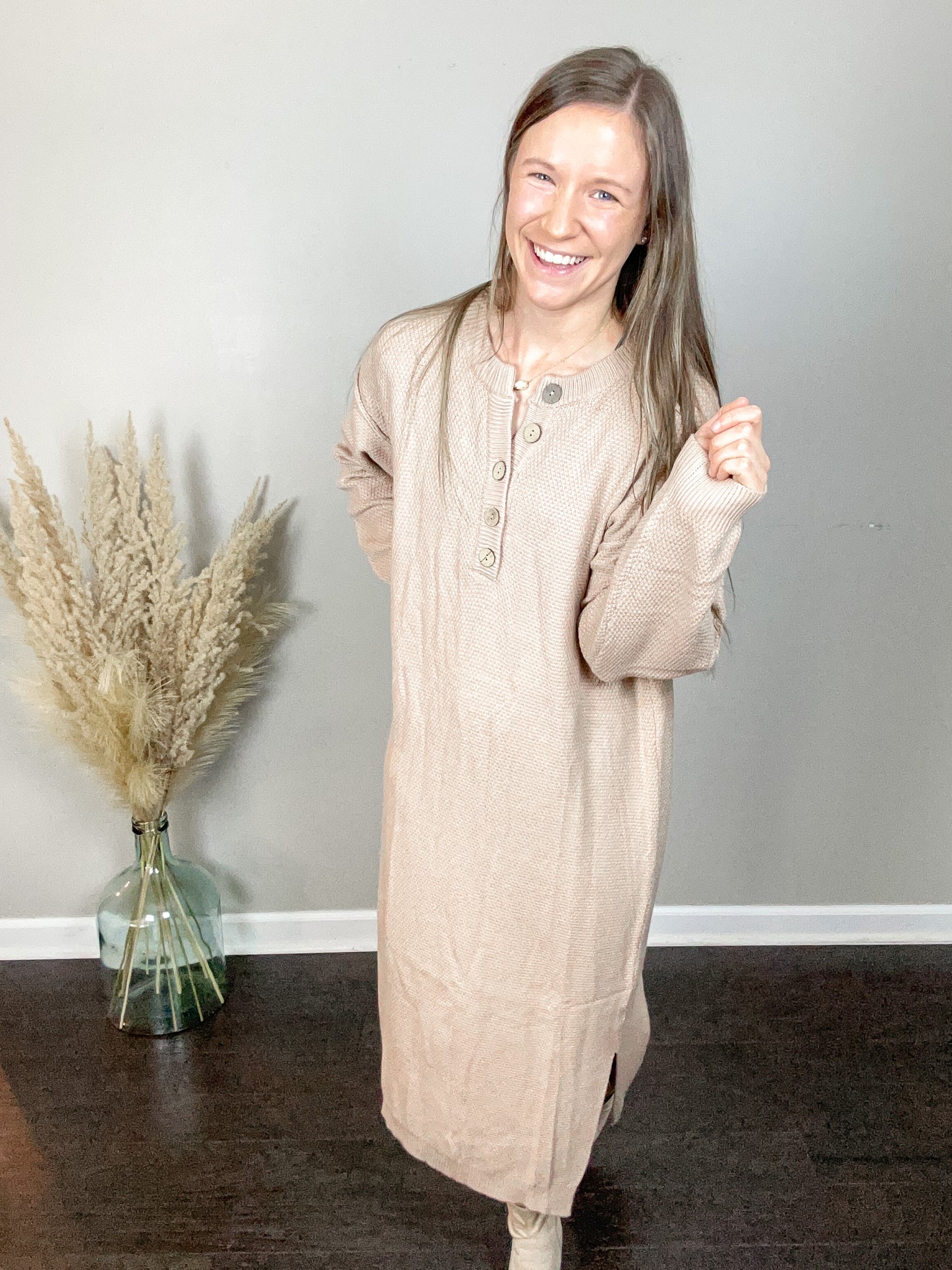 Autumn Midi Sweater Dress