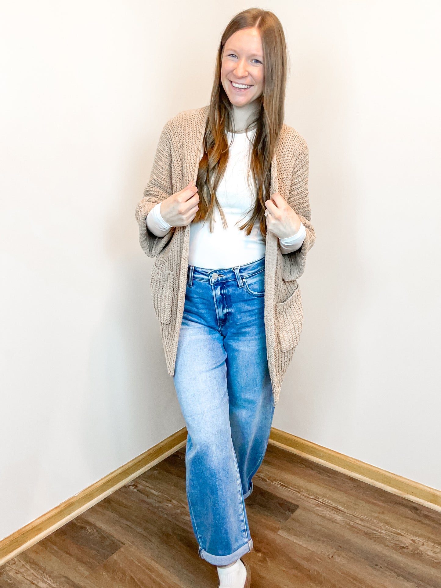 Clarksville Knit Cardigan | Tan