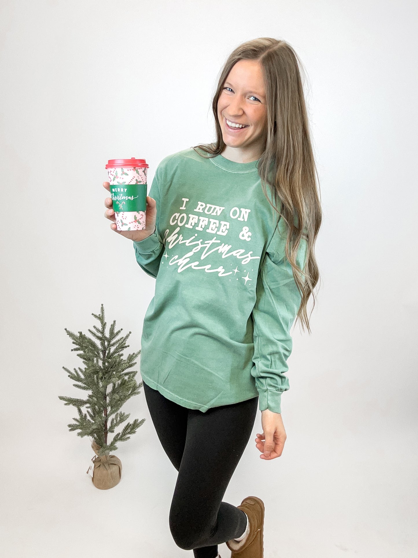 Coffee + Christmas Cheer Long Sleeve