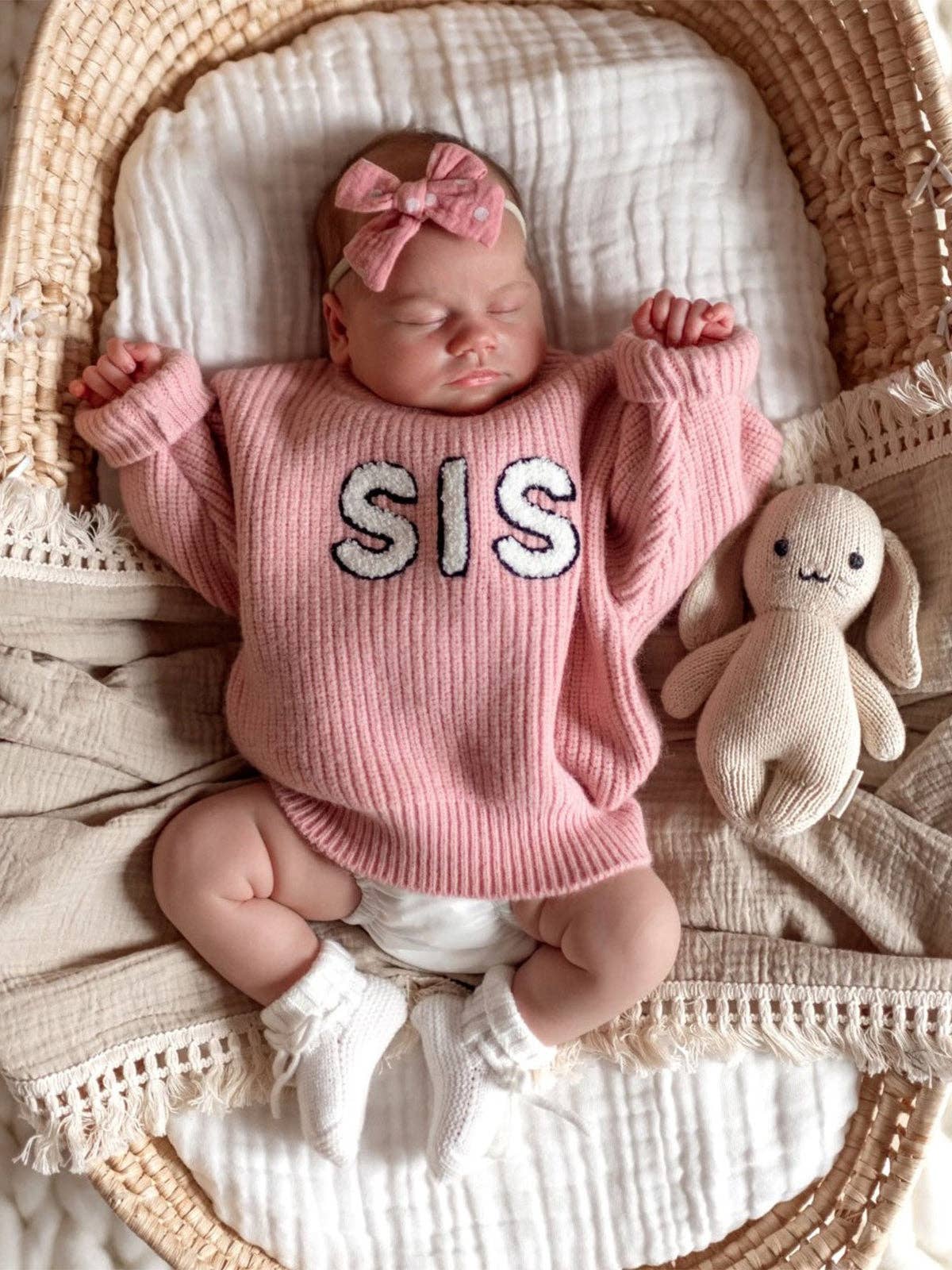 Sis Knit Sweater | Blush