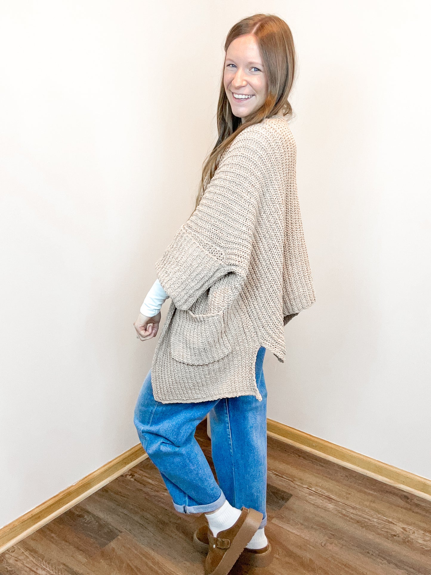 Clarksville Knit Cardigan | Tan