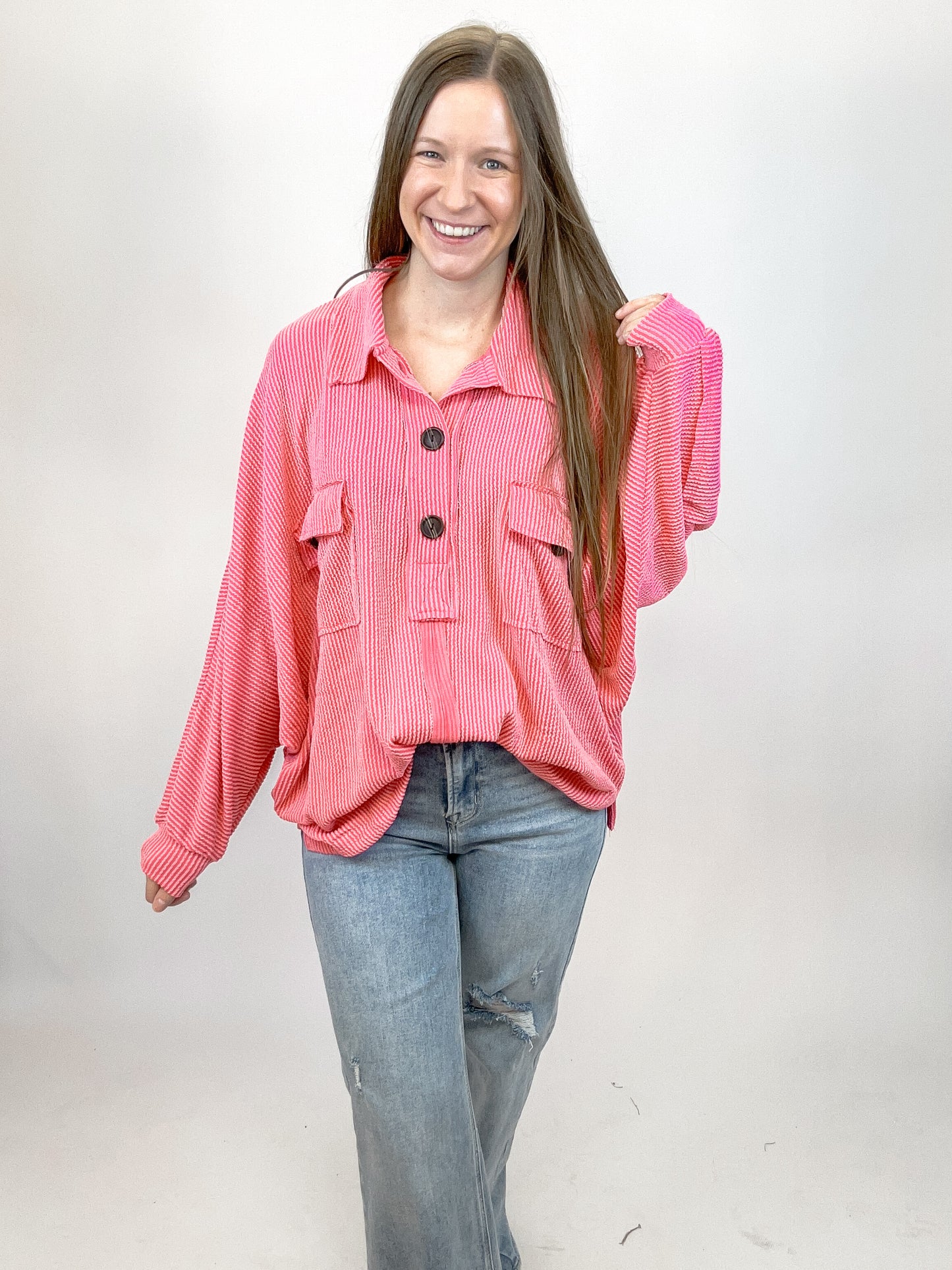 Mad About You Pullover | Watermelon