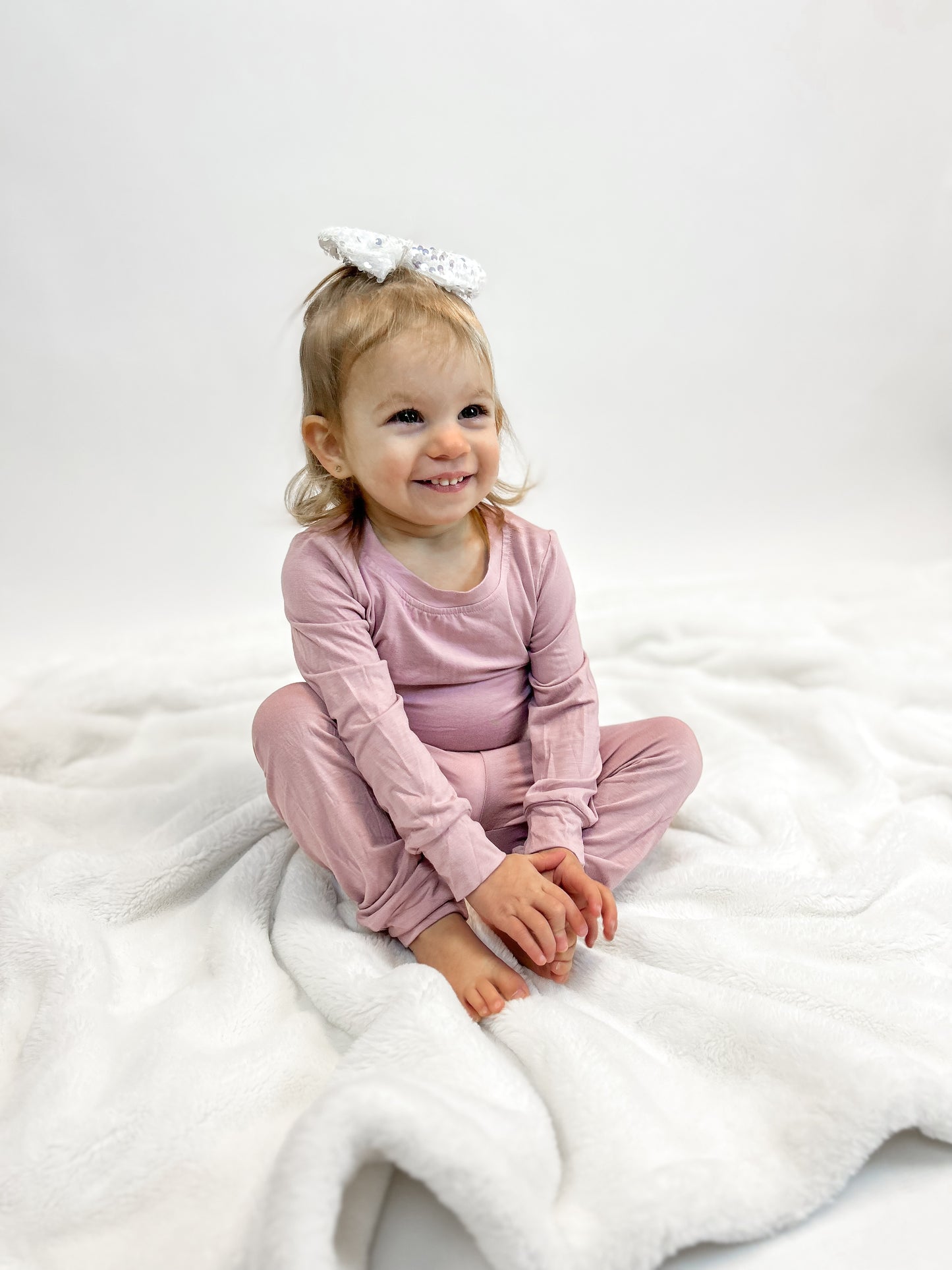 Mauve Bamboo Long Sleeve Set