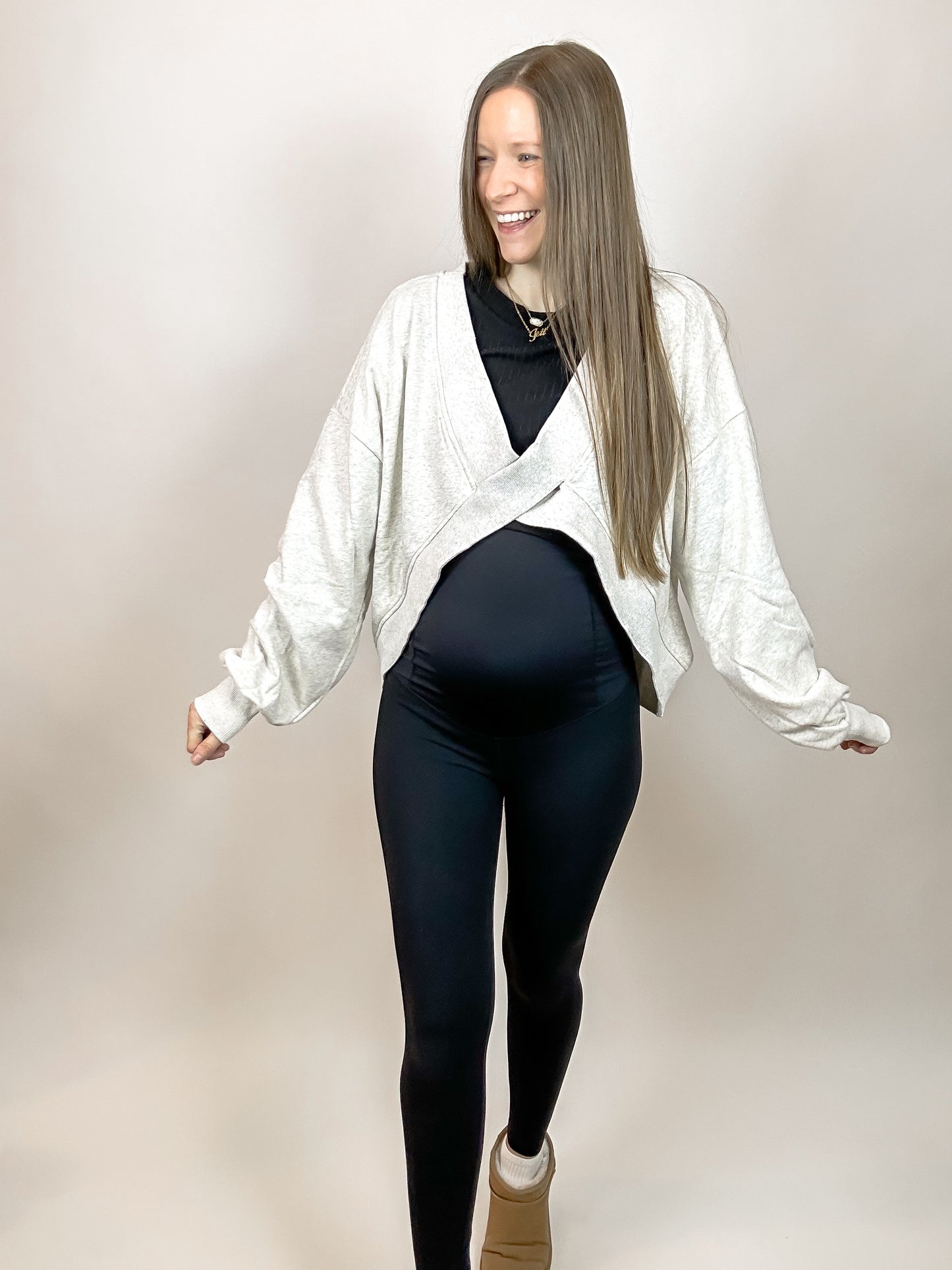 Maine Reversible Sweatshirt | Oatmeal