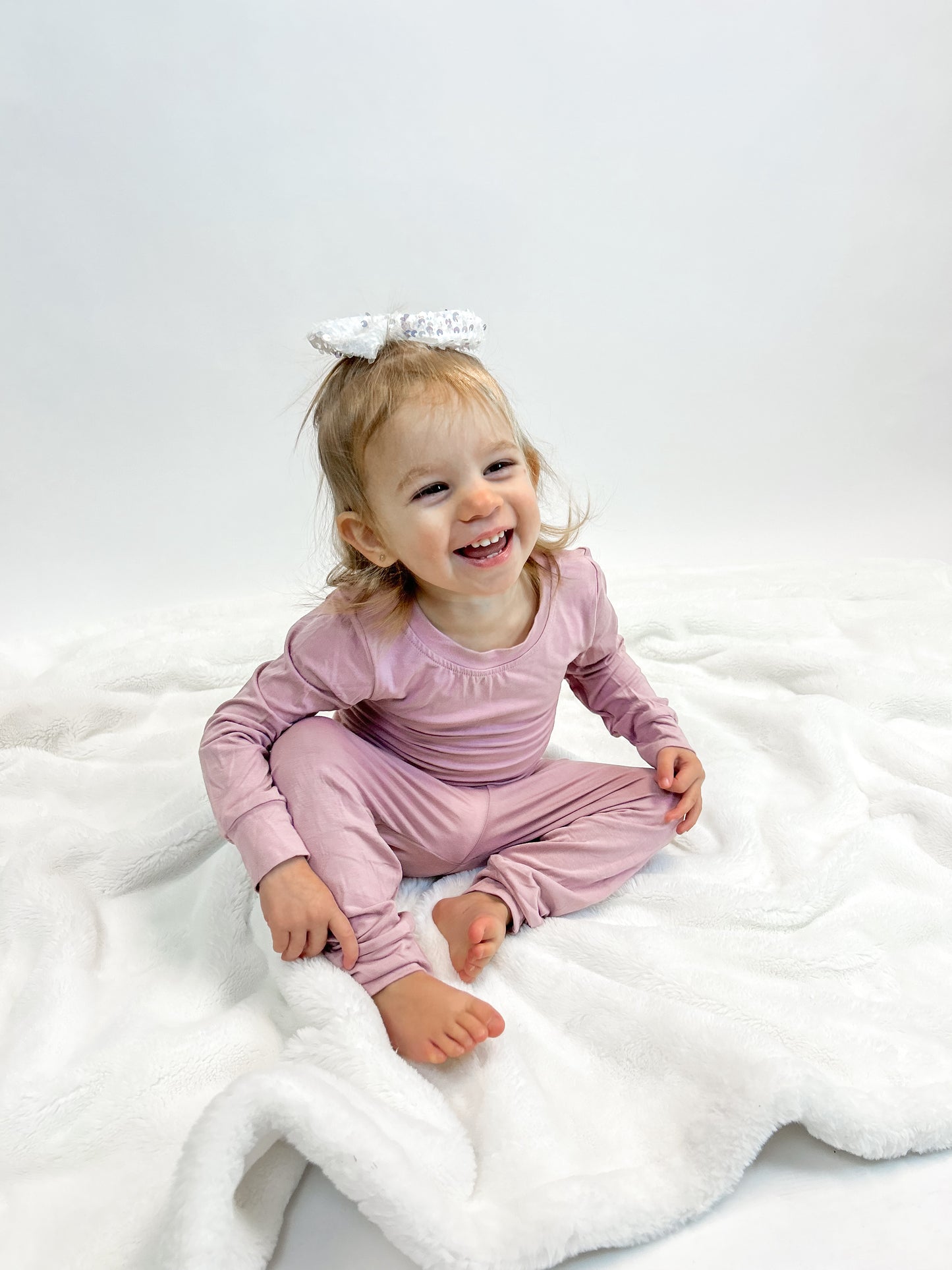 Mauve Bamboo Long Sleeve Set