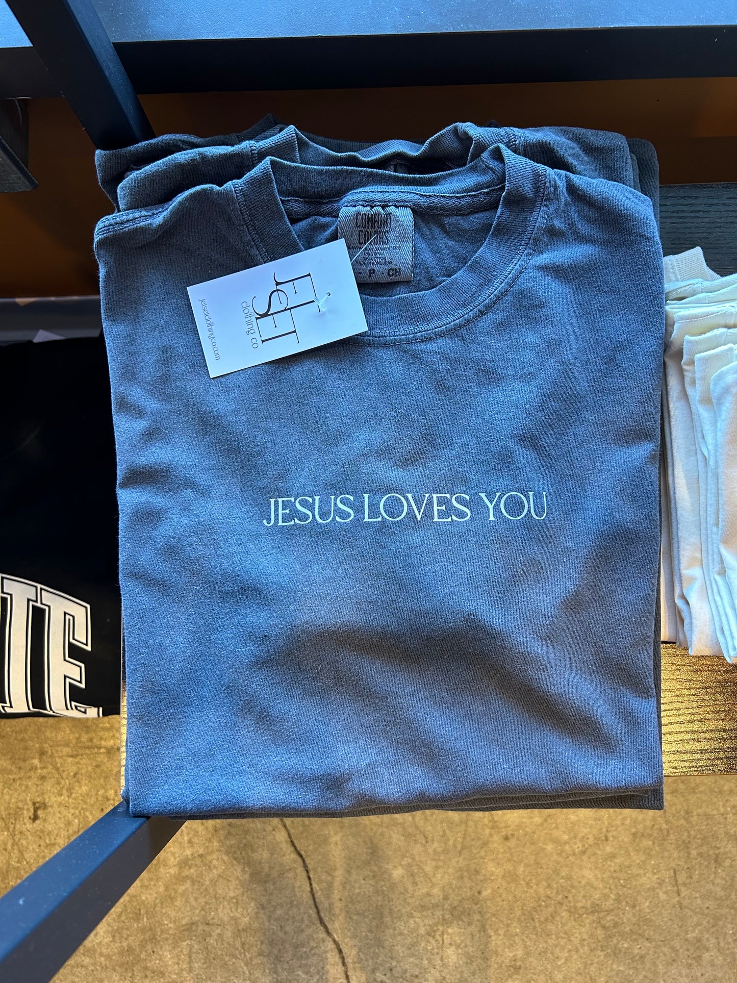 Adult Jesus Loves You Tee