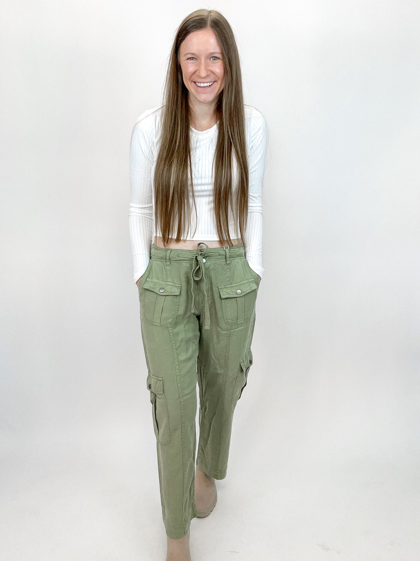 Risen Olive Cargo Pants