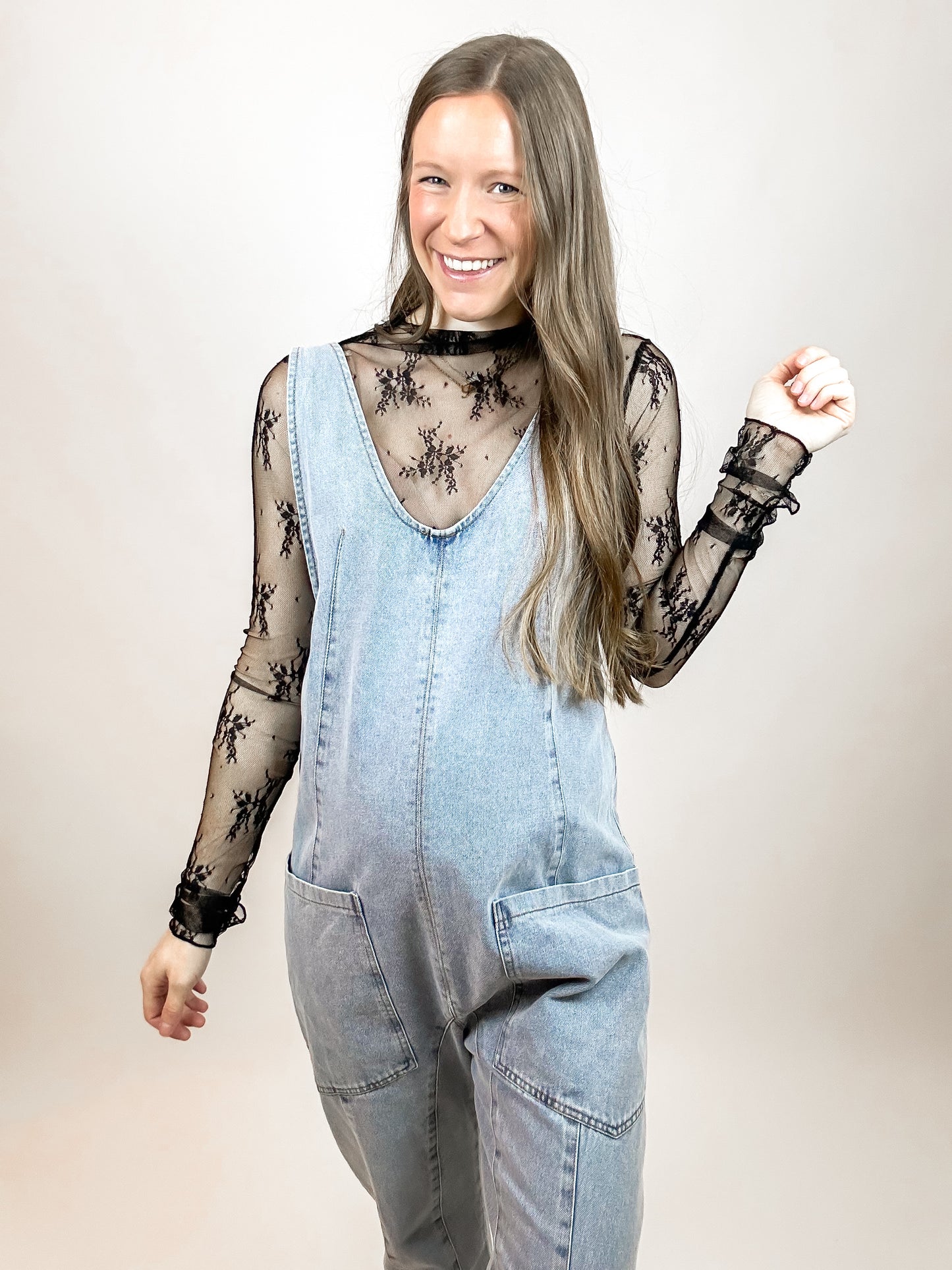 Memphis Lace Top | Black