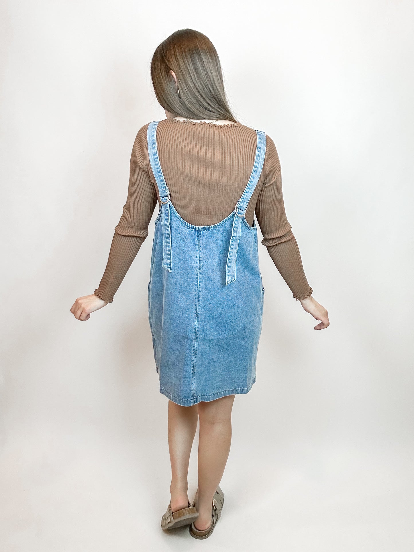 Sinclair Overall Denim Dress