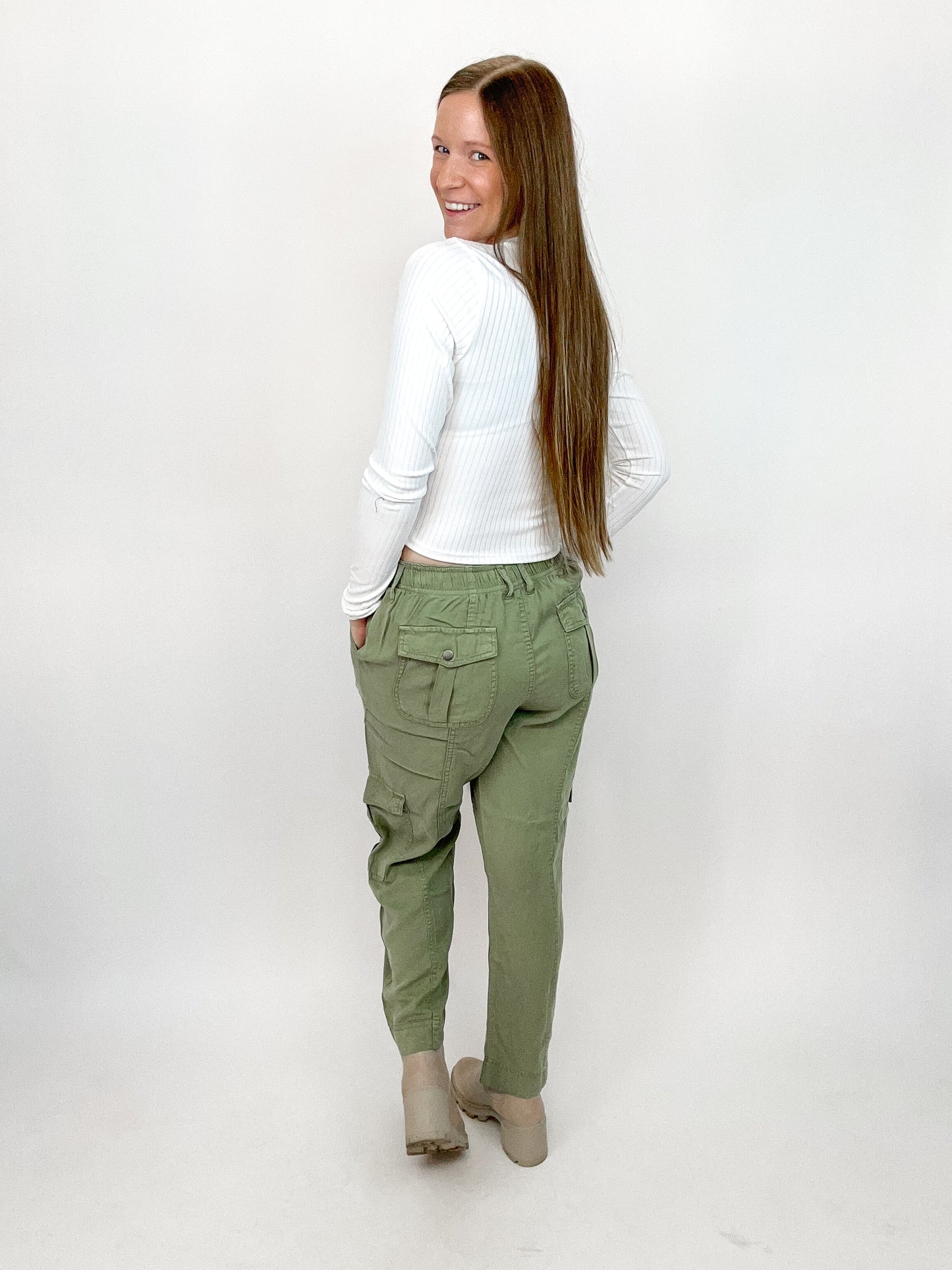 Risen Olive Cargo Pants