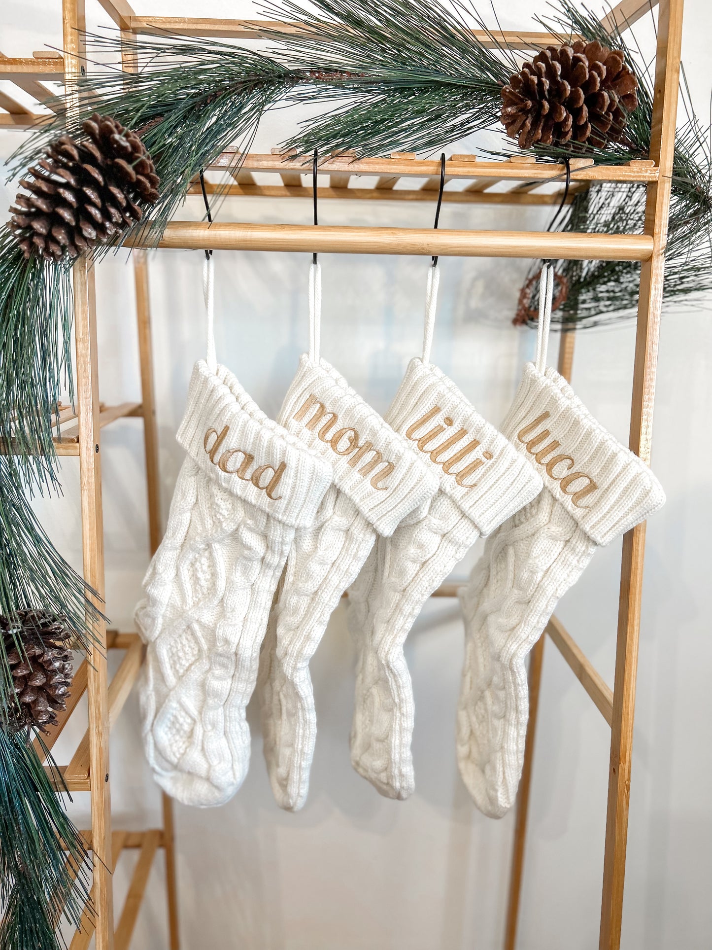 Custom Embroidered Knit Stocking