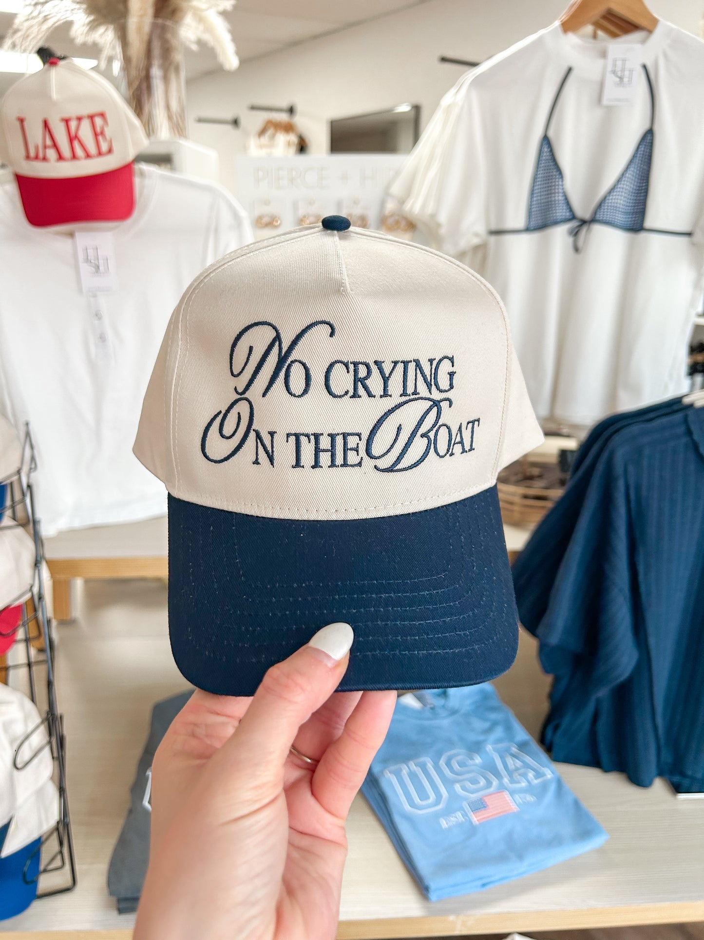 No Crying On The Boat Hat