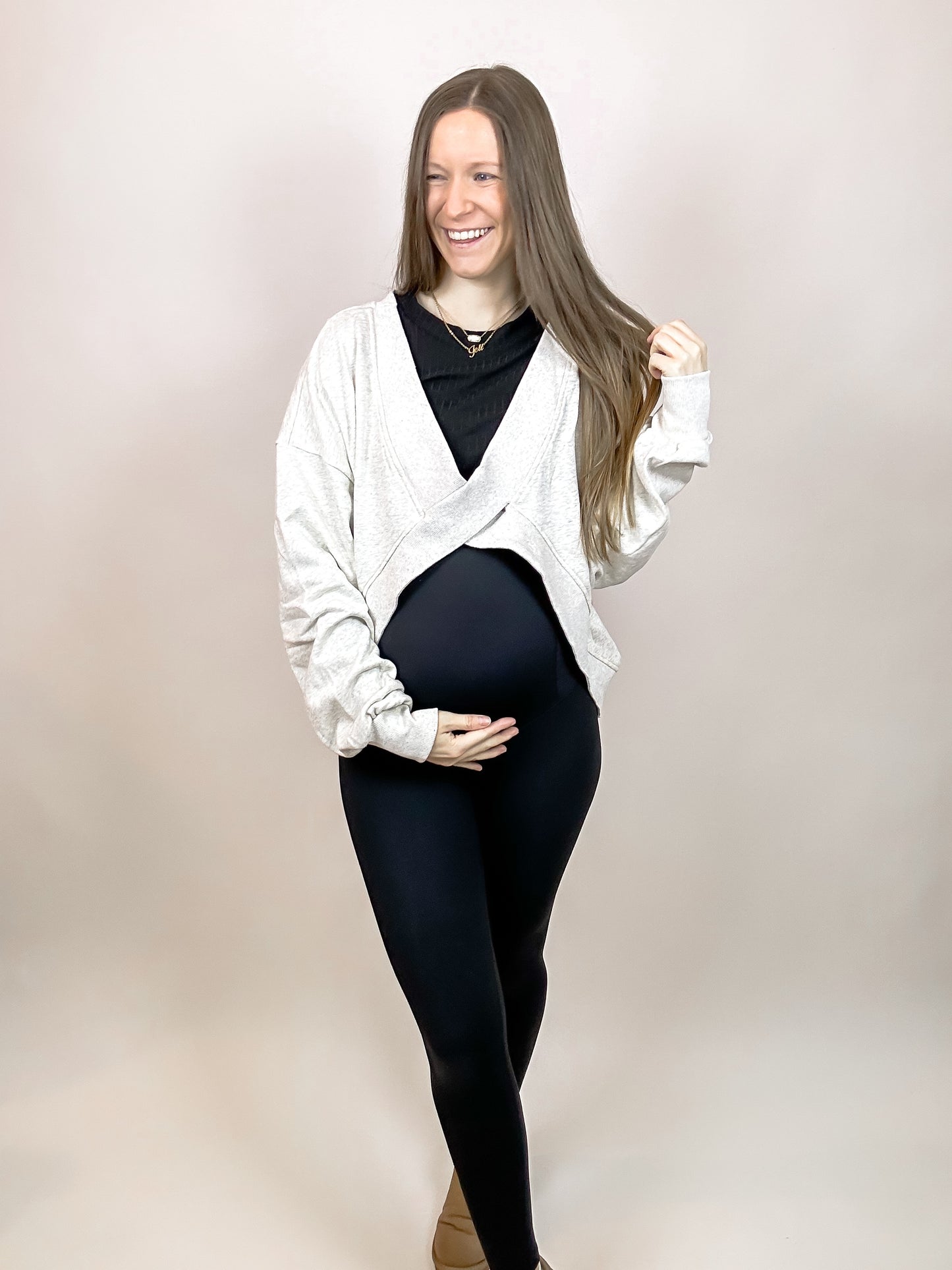 Maine Reversible Sweatshirt | Oatmeal