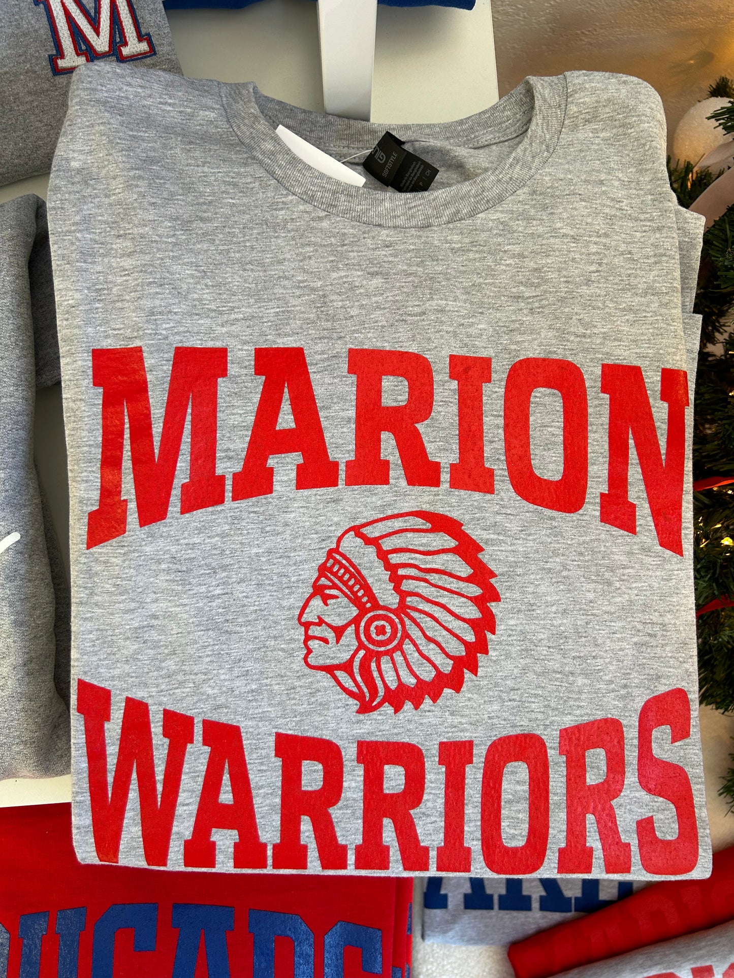 Marion Warriors Tshirt | Sport Gray