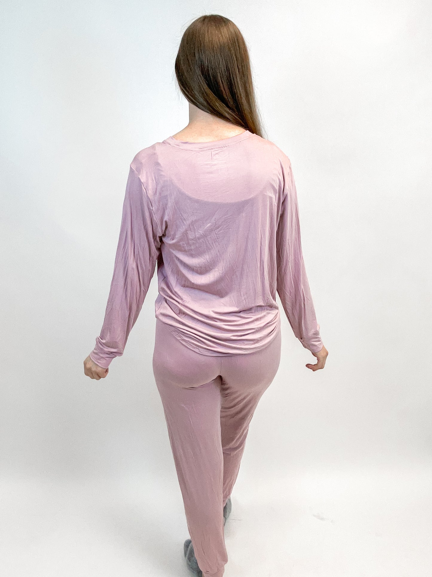 Mauve Bamboo Women’s Long Sleeve Set