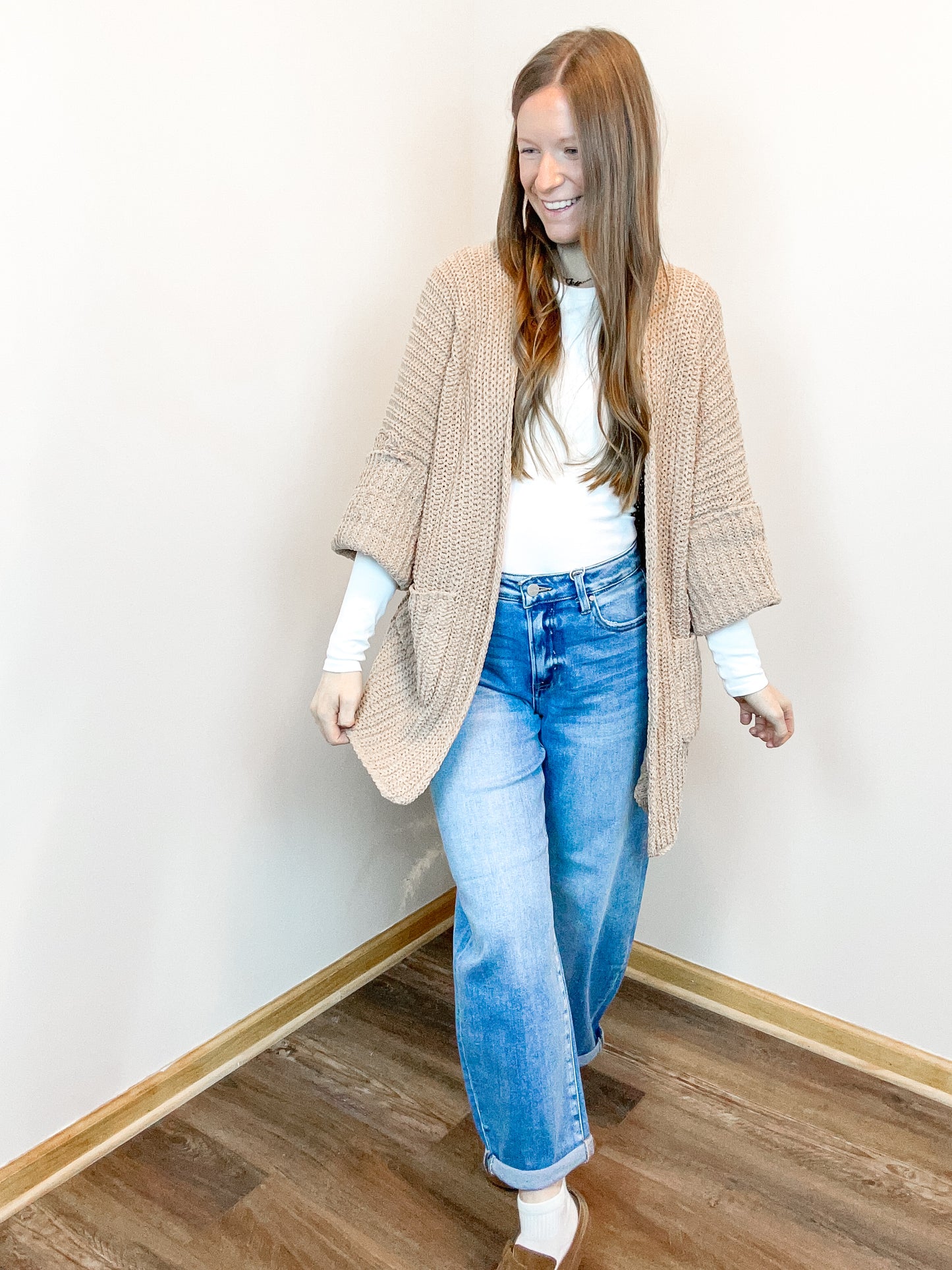 Clarksville Knit Cardigan | Tan