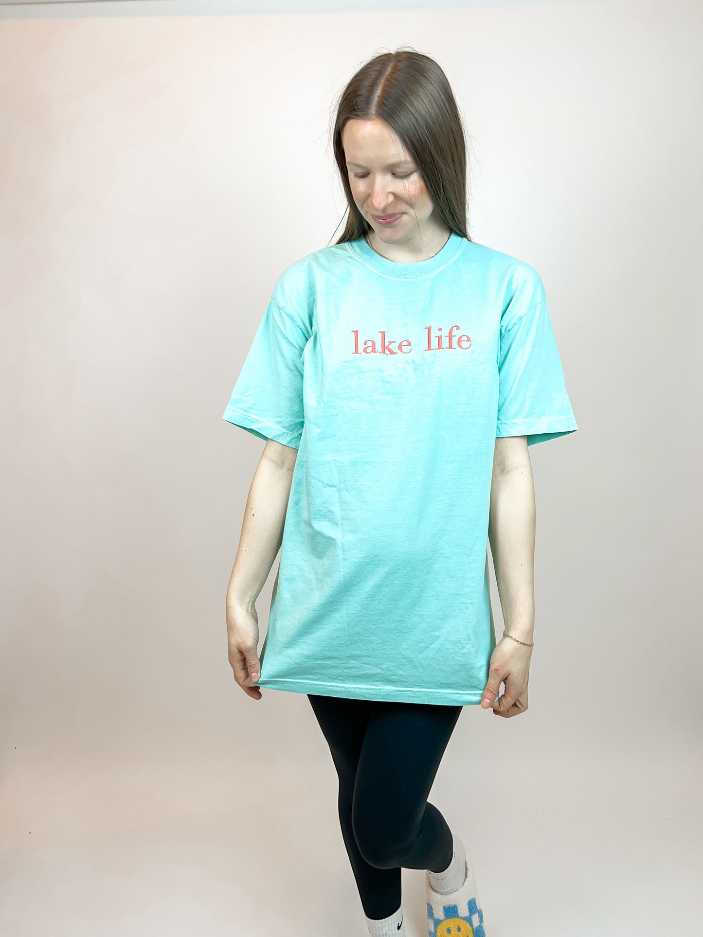 Lake Life Embroidered Tee