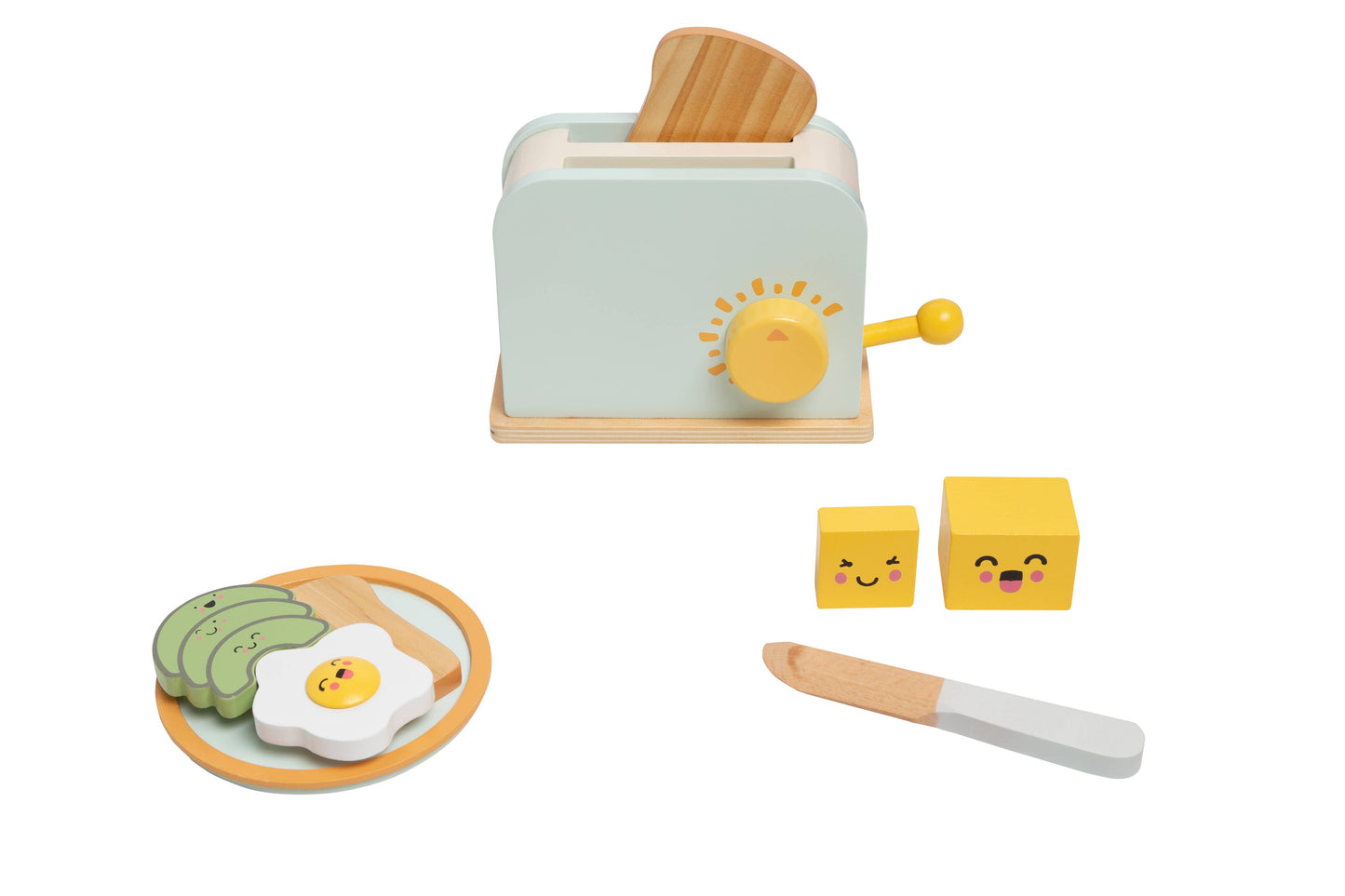 Brunch Time Wooden Toaster Set Toy