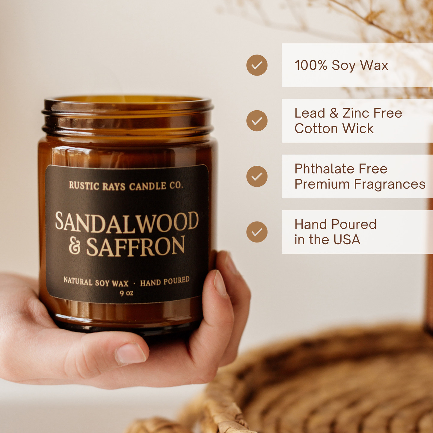 Golden Hour Soy Candle - 9 oz