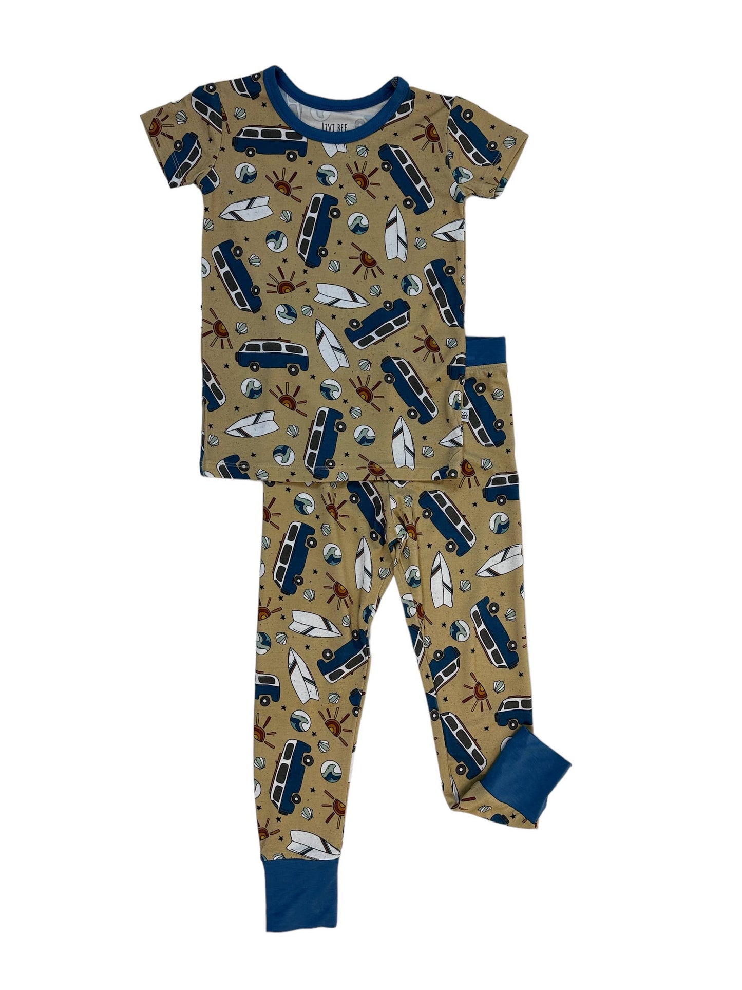 Beach Van Bamboo 2 Piece Pajama Set