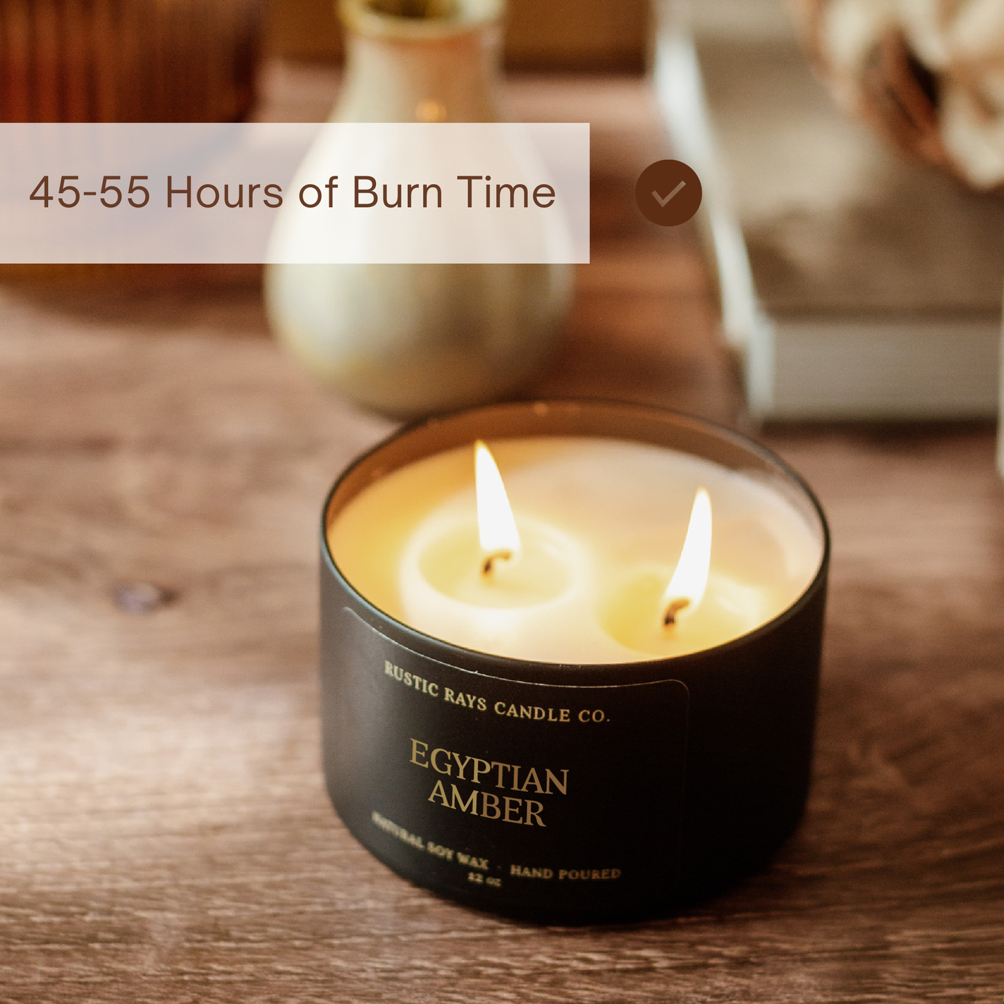 Golden Hour Double Wick Soy Candle - 12 oz