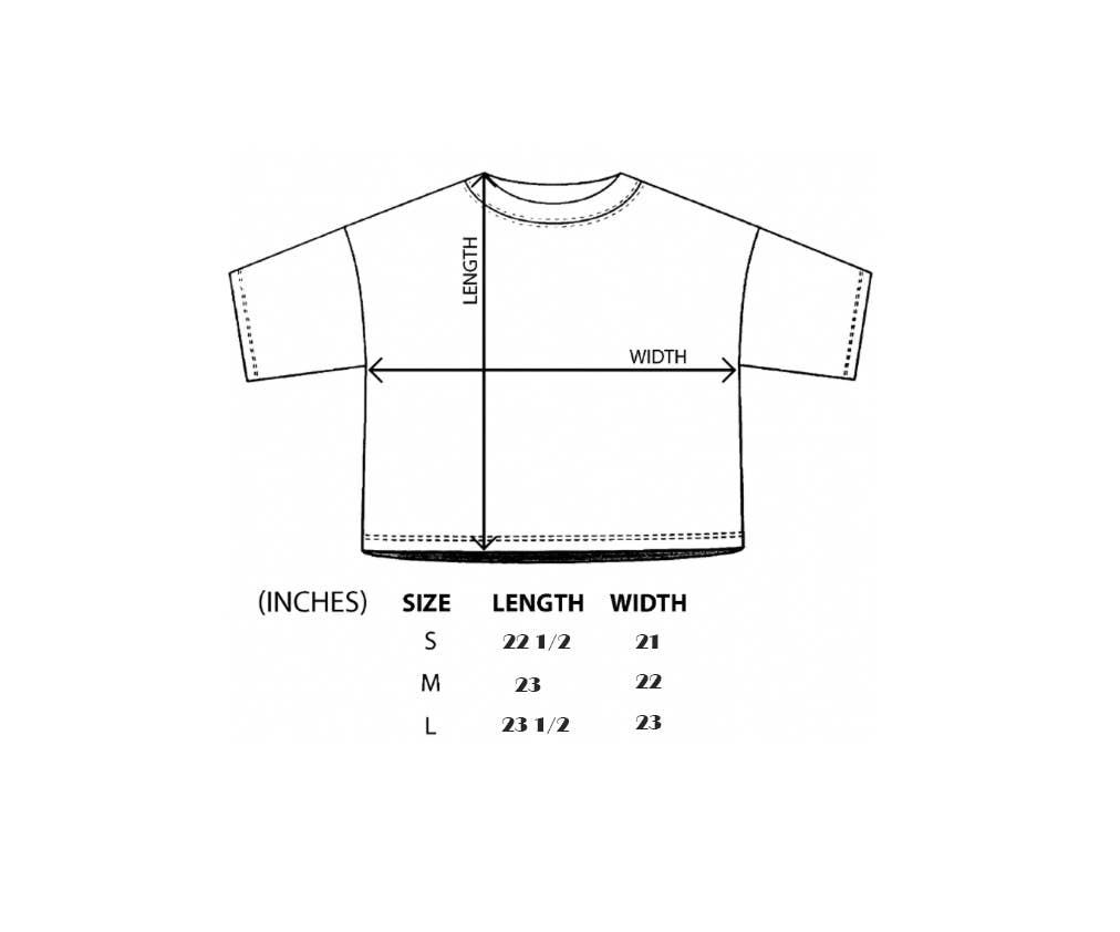 World Tour Rock and Roll Graphic Crop Tee