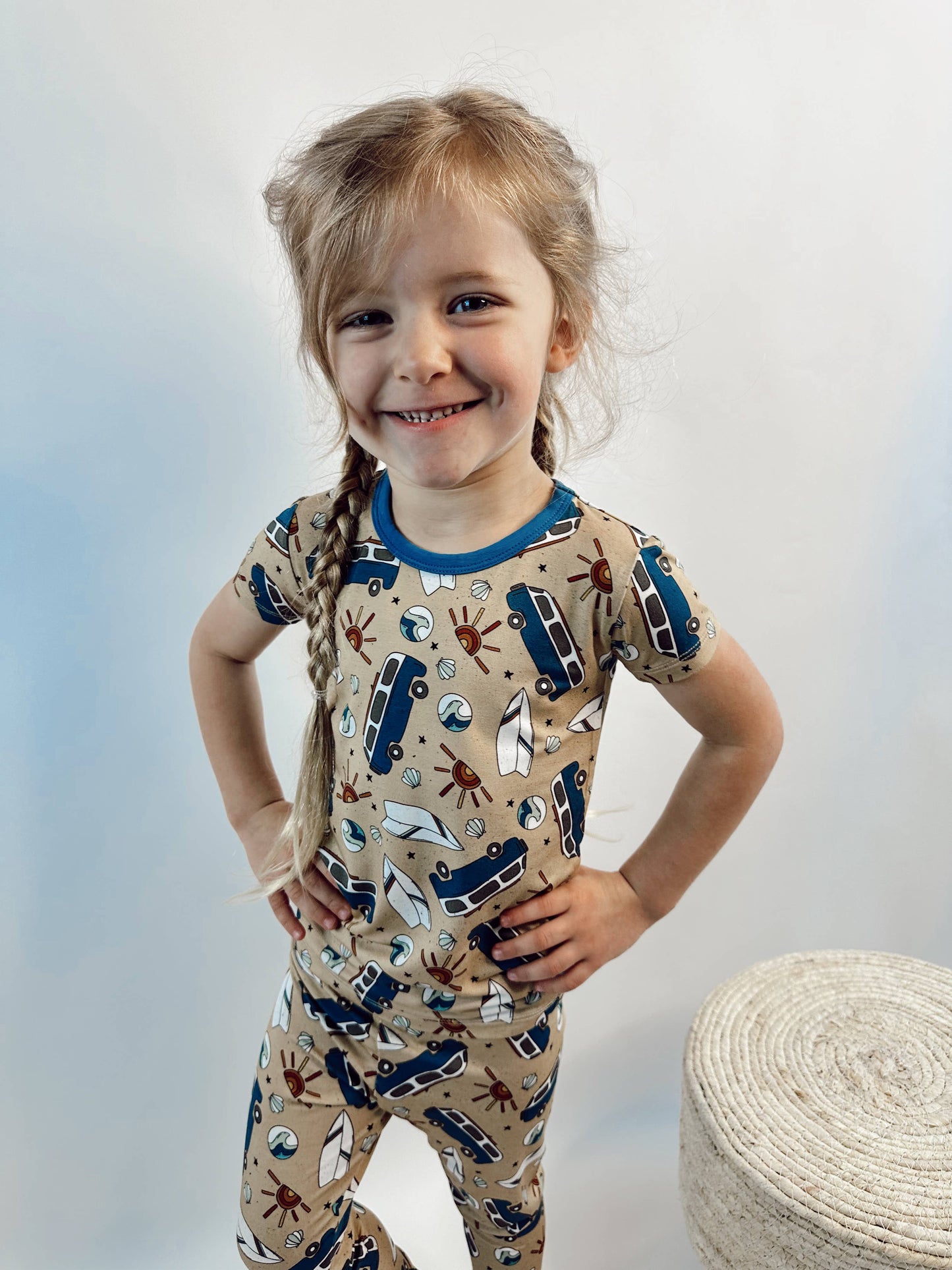 Beach Van Bamboo 2 Piece Pajama Set