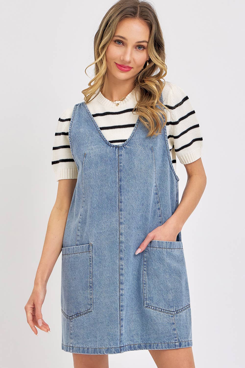 Sinclair Overall Denim Dress
