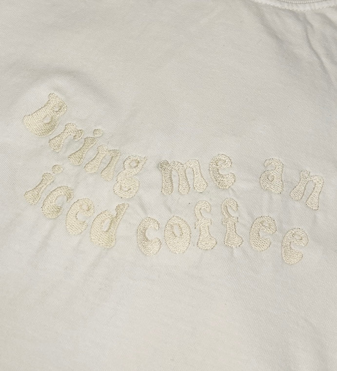 Iced Coffee Ivory Tee