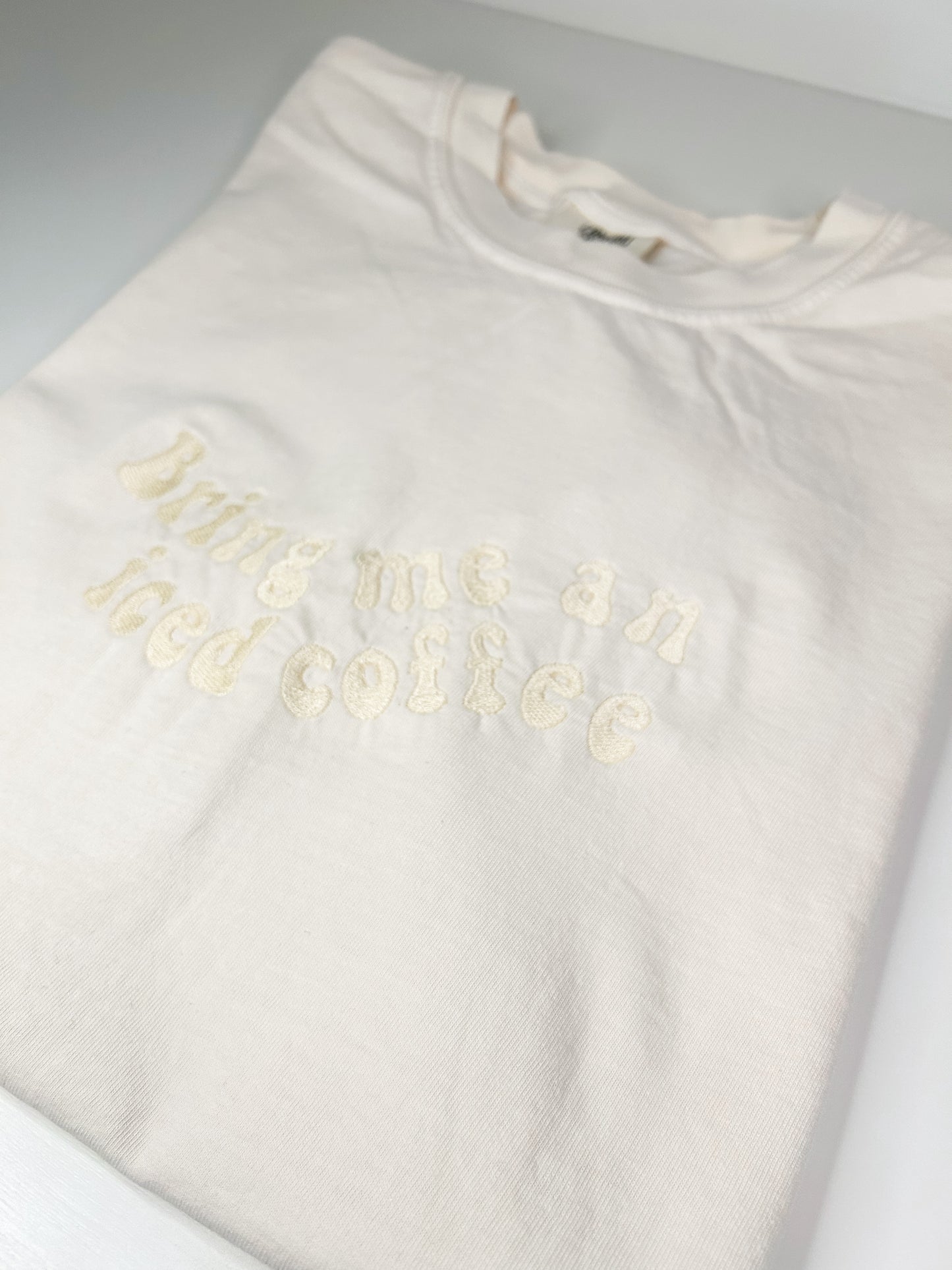 Iced Coffee Ivory Tee
