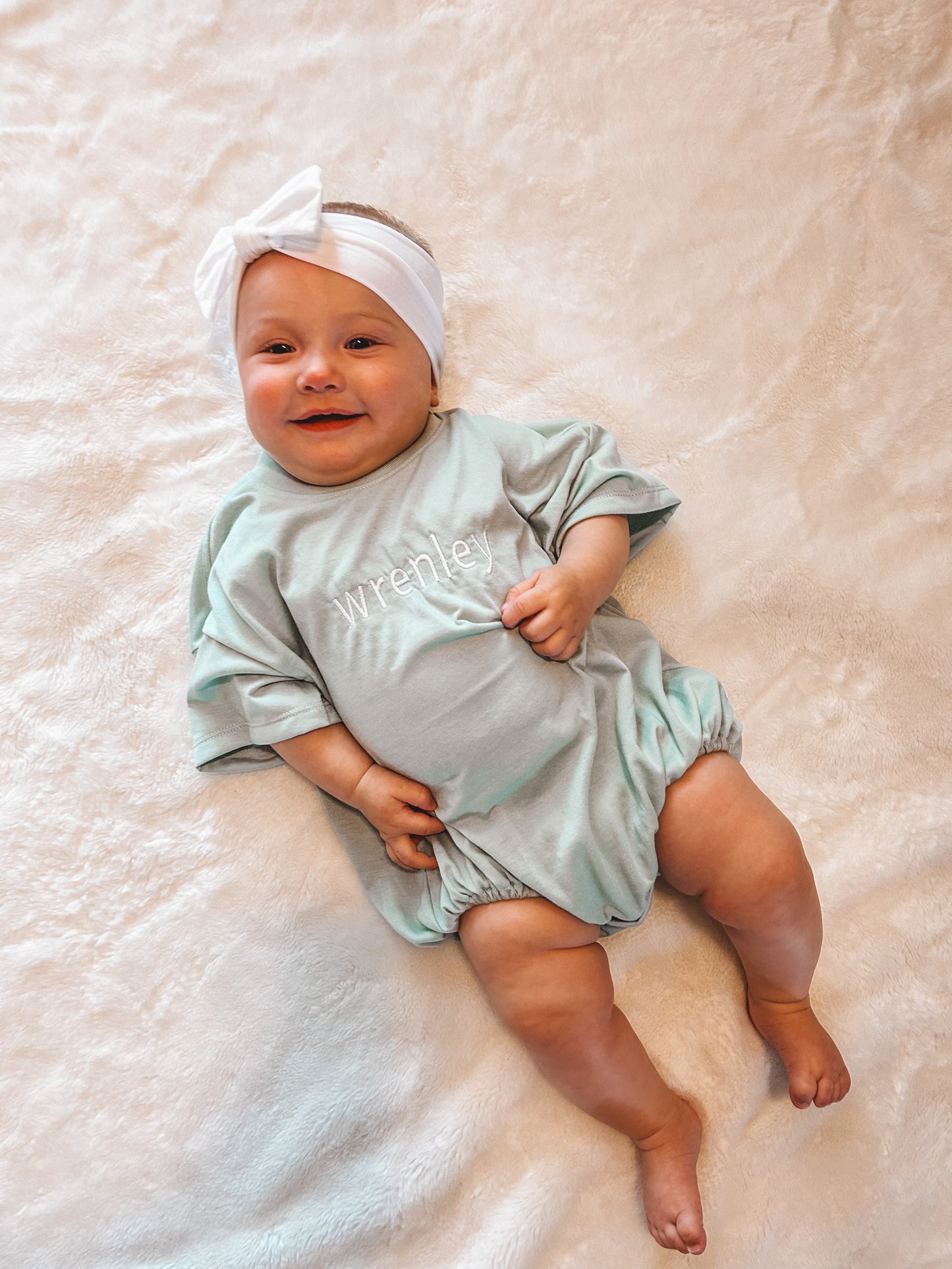 Custom Name Bubble Romper
