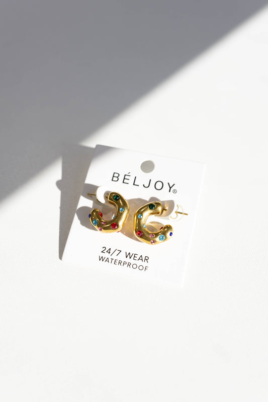 Ebby Hoop Earrings | COLORFUL