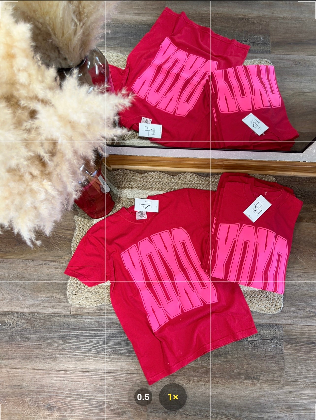 XOXO Puff Print Graphic Tee