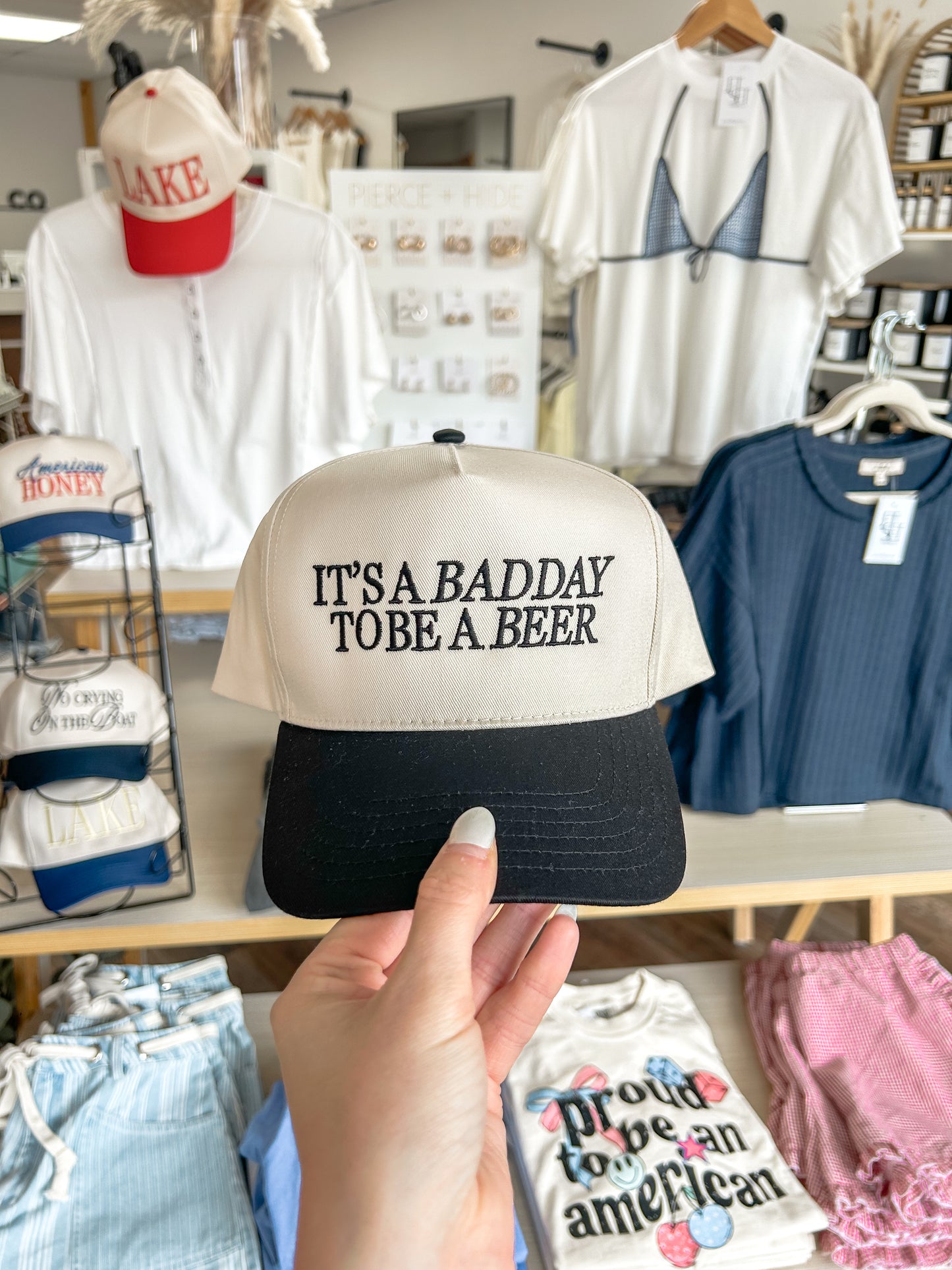 Bad Day To Be A Beer Embroidered Hat | Black
