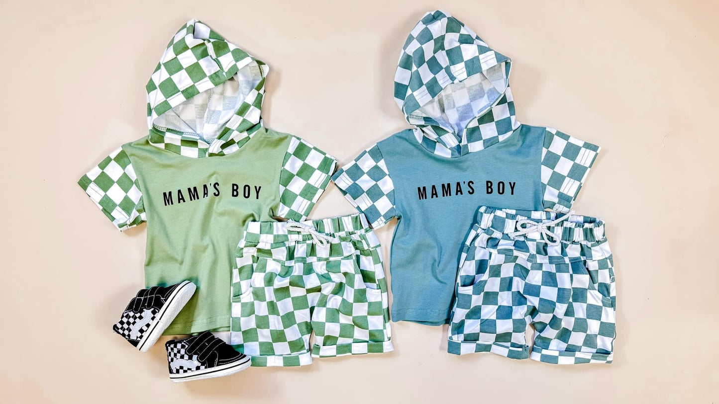 Mama’s Boy Checkered Set