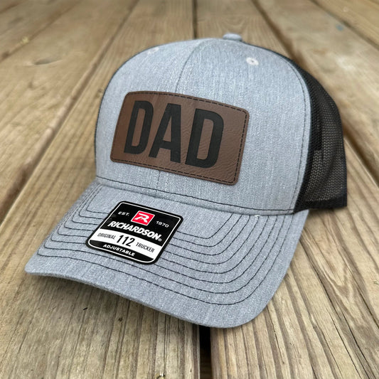 Leather Dad Patch Hat